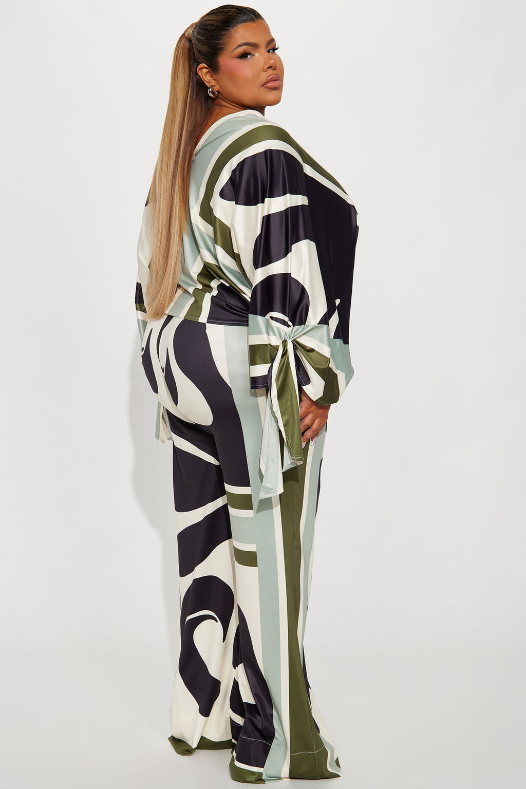 Missed You Pant Set - Sage/combo