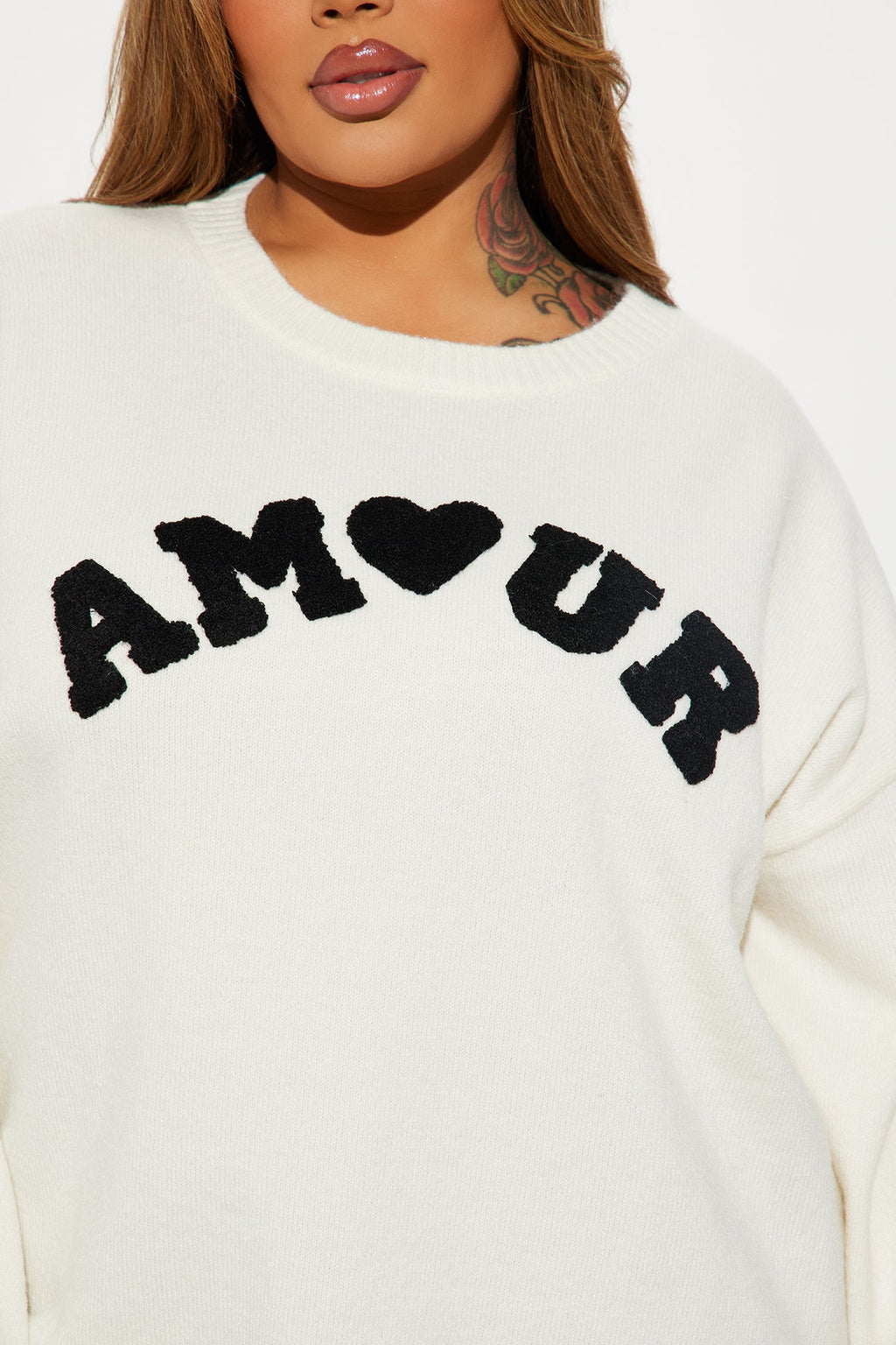 Amour Sweater - Cream/combo