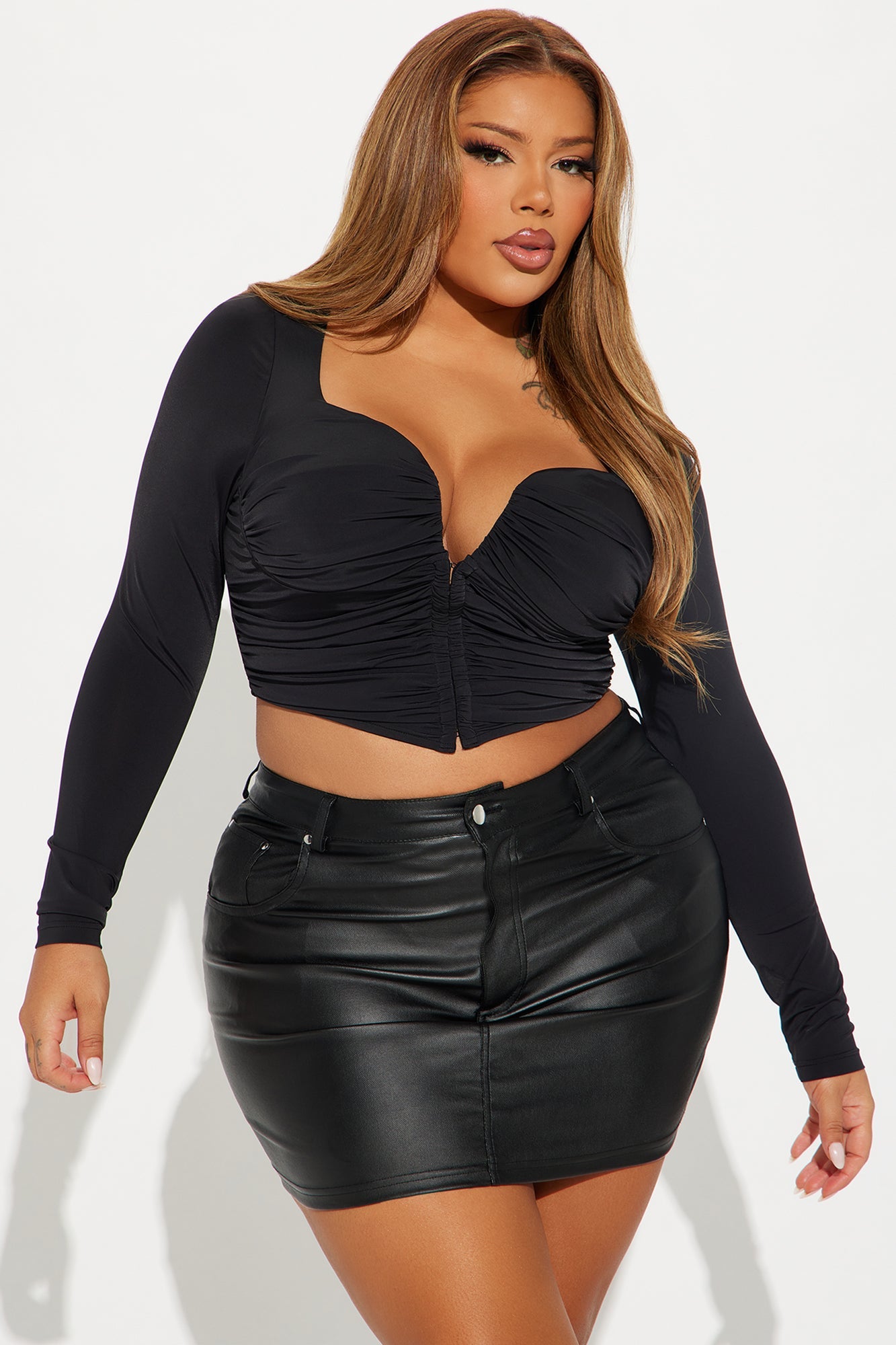 Gianna Corset Top - Black