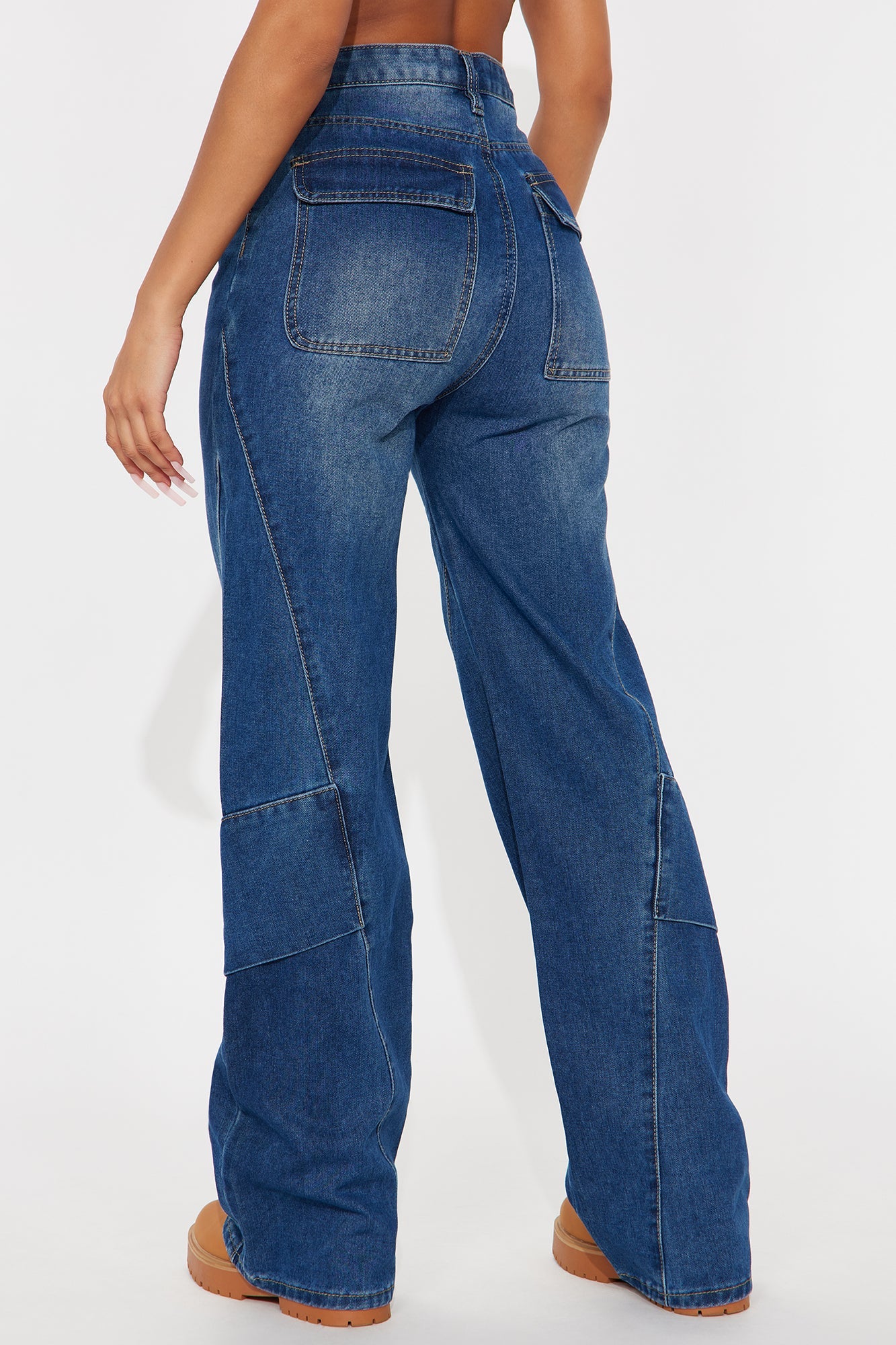 Perfectly Aligned Straight Leg Jeans - Dark Wash