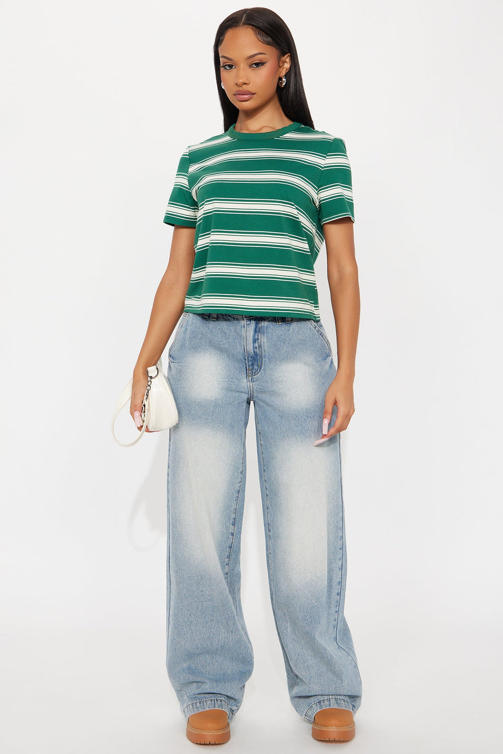 Out Of Here Wide Leg Jeans - Light Wash