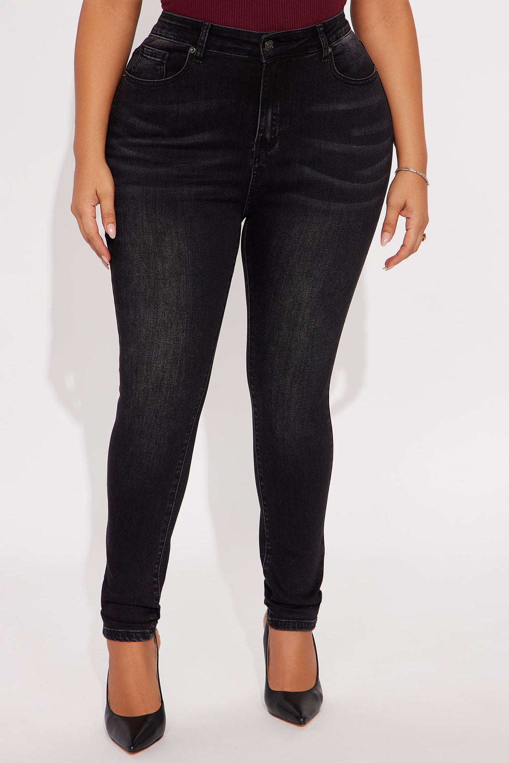 In The Black Skinny Jeans - Black Wash