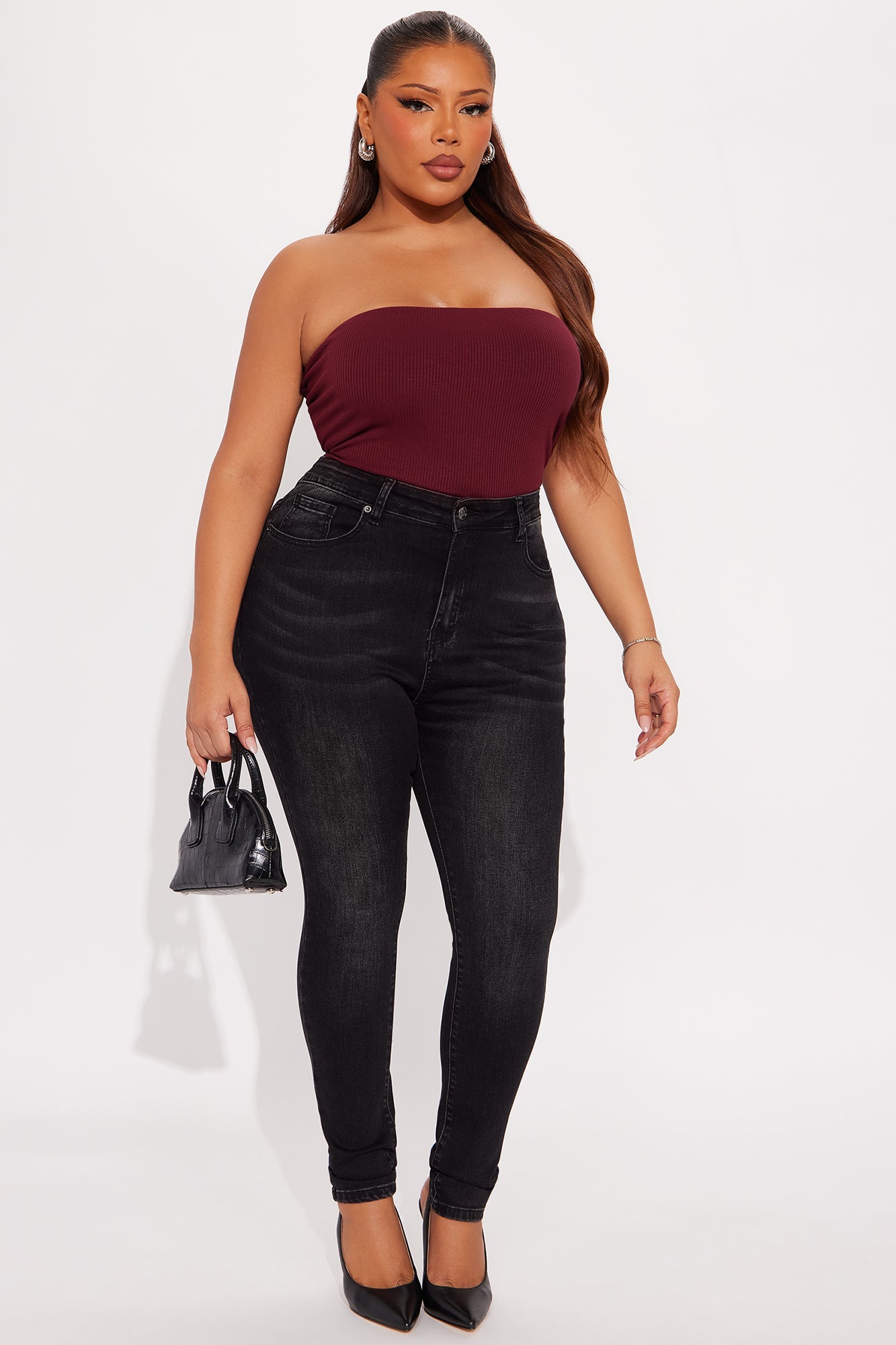 In The Black Skinny Jeans - Black Wash