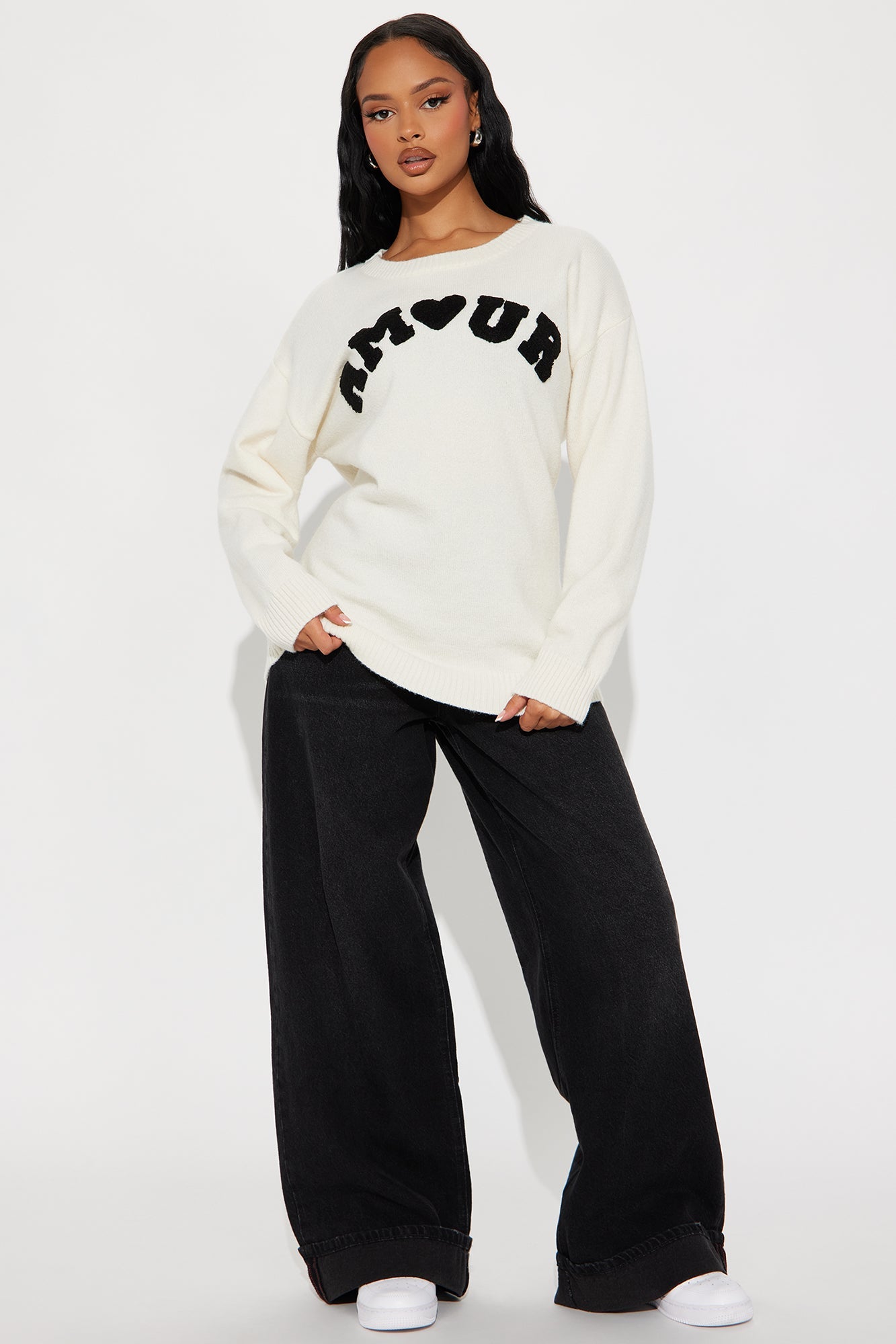 Amour Sweater - Cream/combo