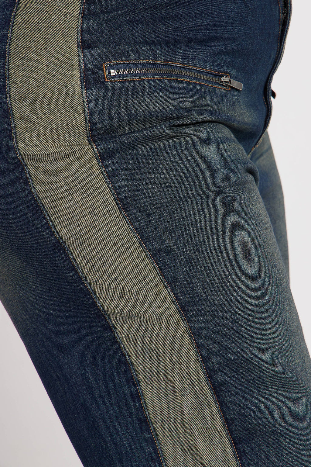 When In Rome Tinted Straight Leg Jean - Dark Wash