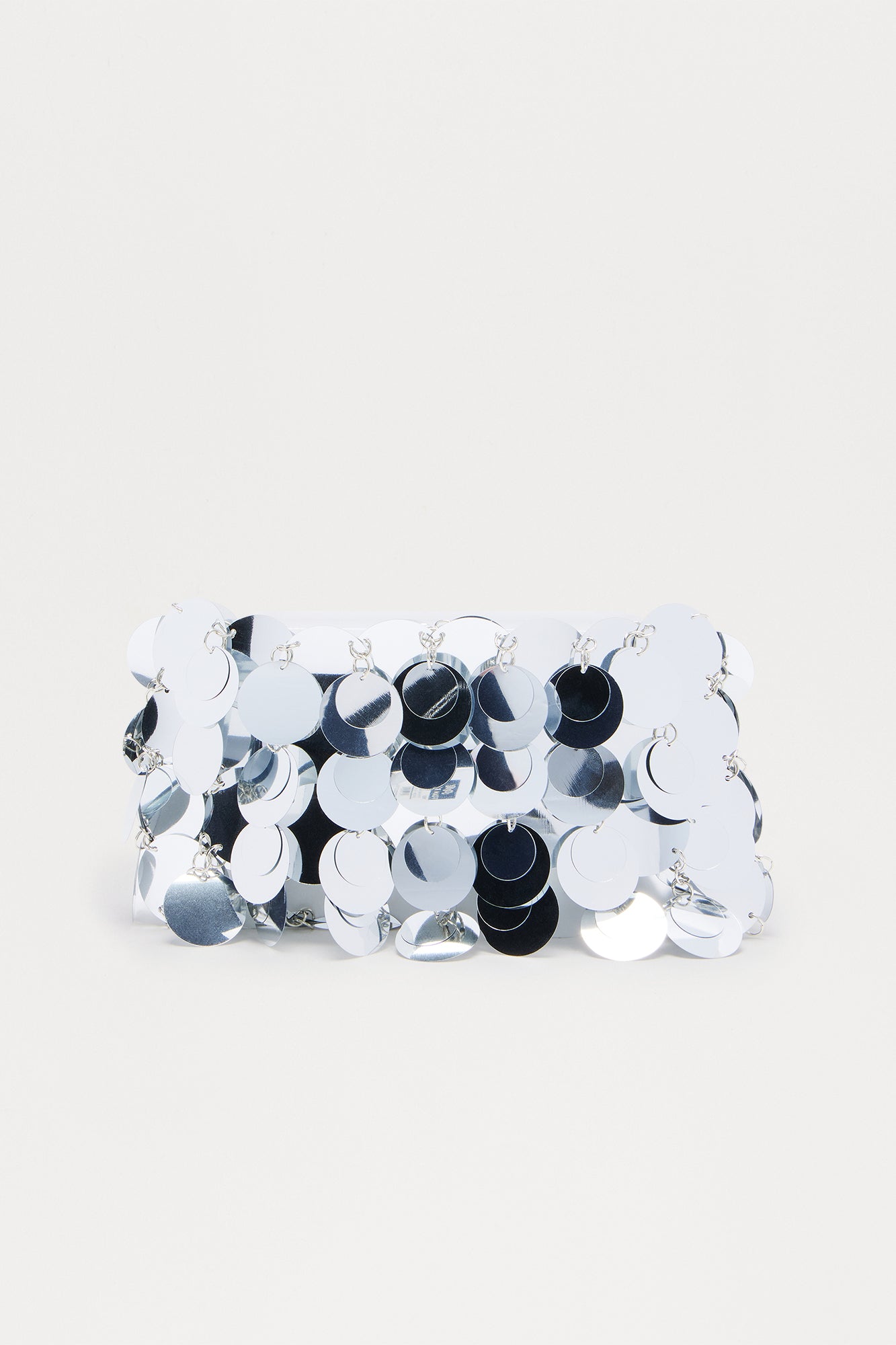 Treat Me Good Sequin Crossbody Bag - Silver