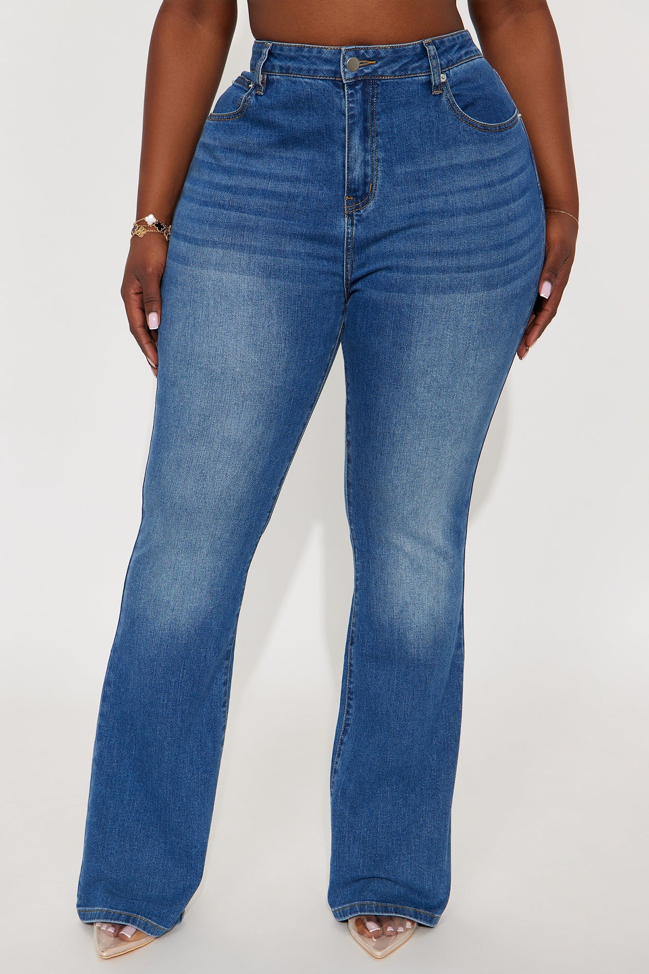 Tessa High Rise Bootcut Jeans - Medium Wash