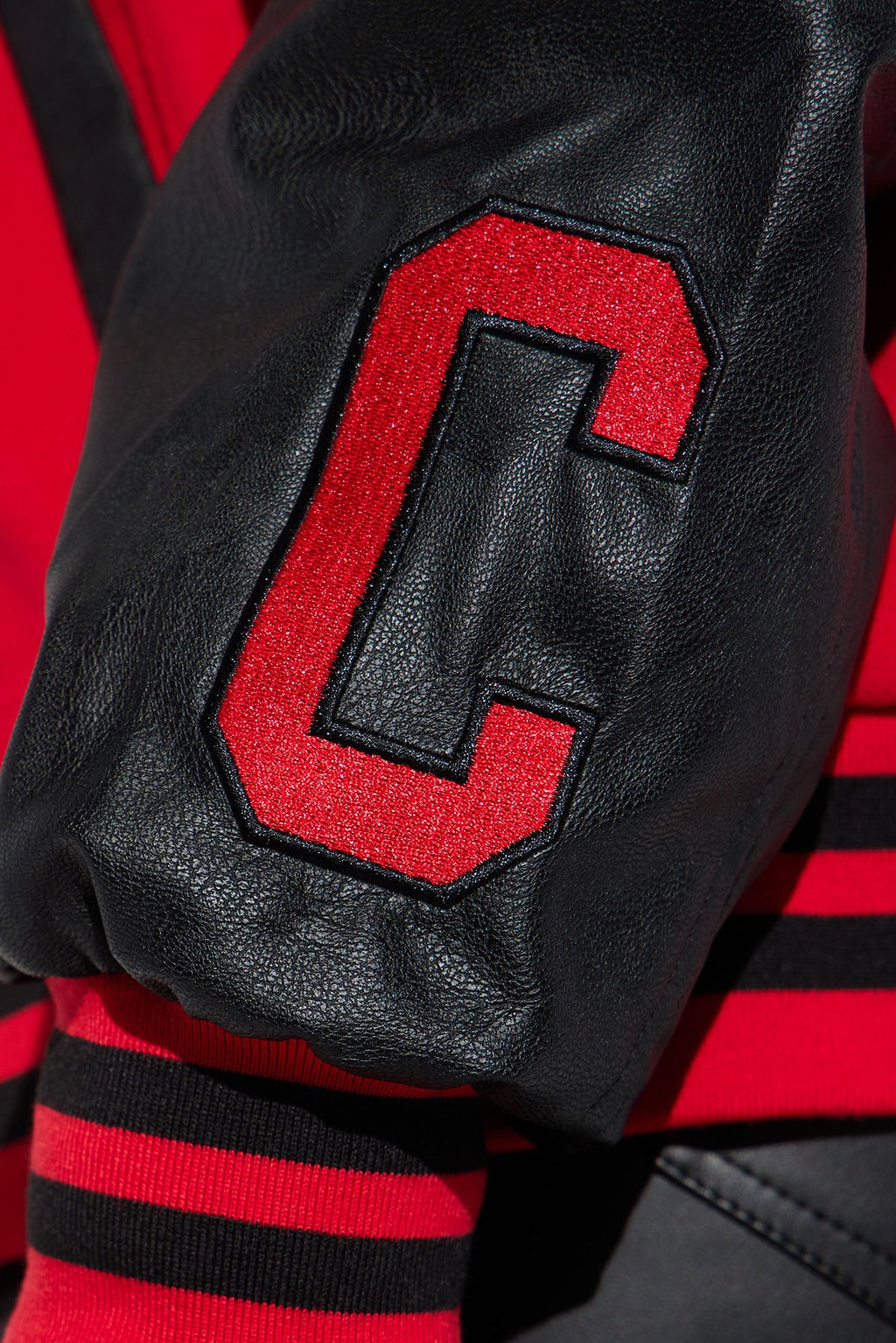 Chi Town Girl Bomber - Red/Black