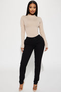 Skinny Uniform Pants - Black