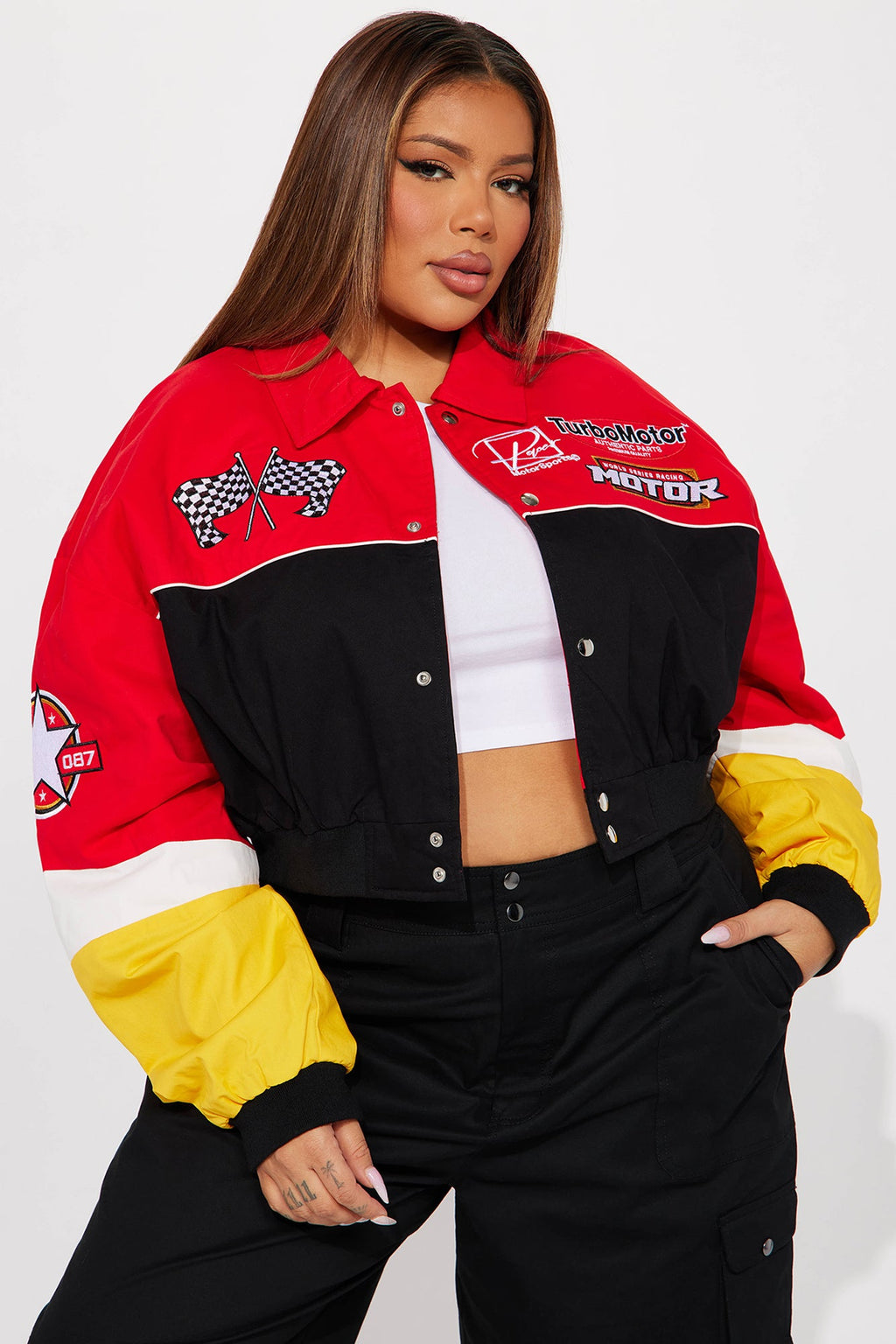 Need For Speed Bomber Jacket - Red/combo