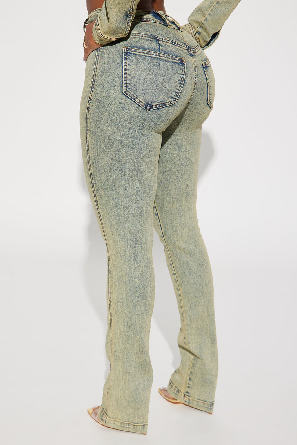 Vittoria Tinted Stretch Skinny Jeans - Light Wash