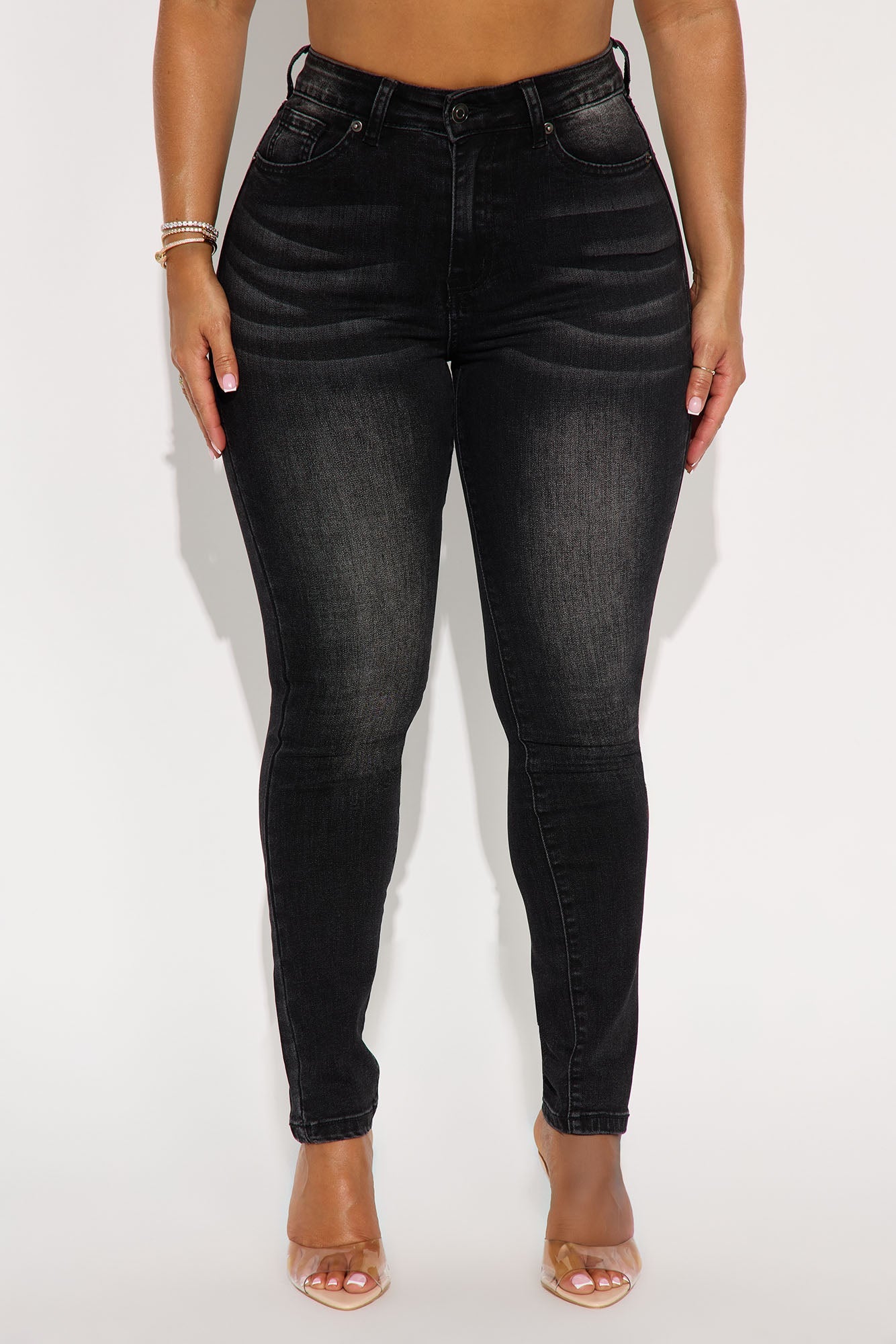 In The Black Skinny Jeans - Black Wash