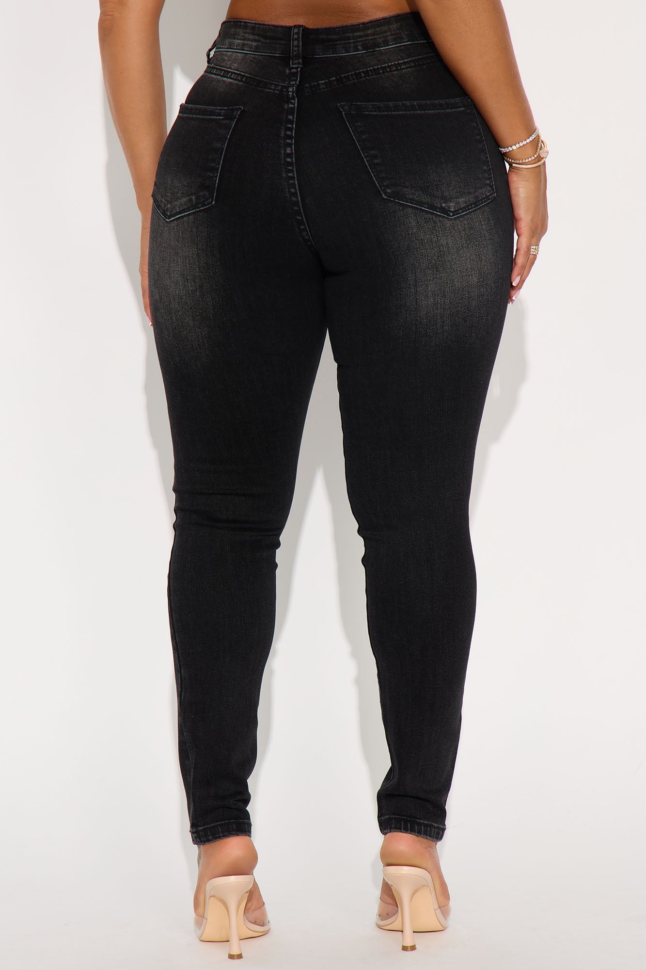 In The Black Skinny Jeans - Black Wash