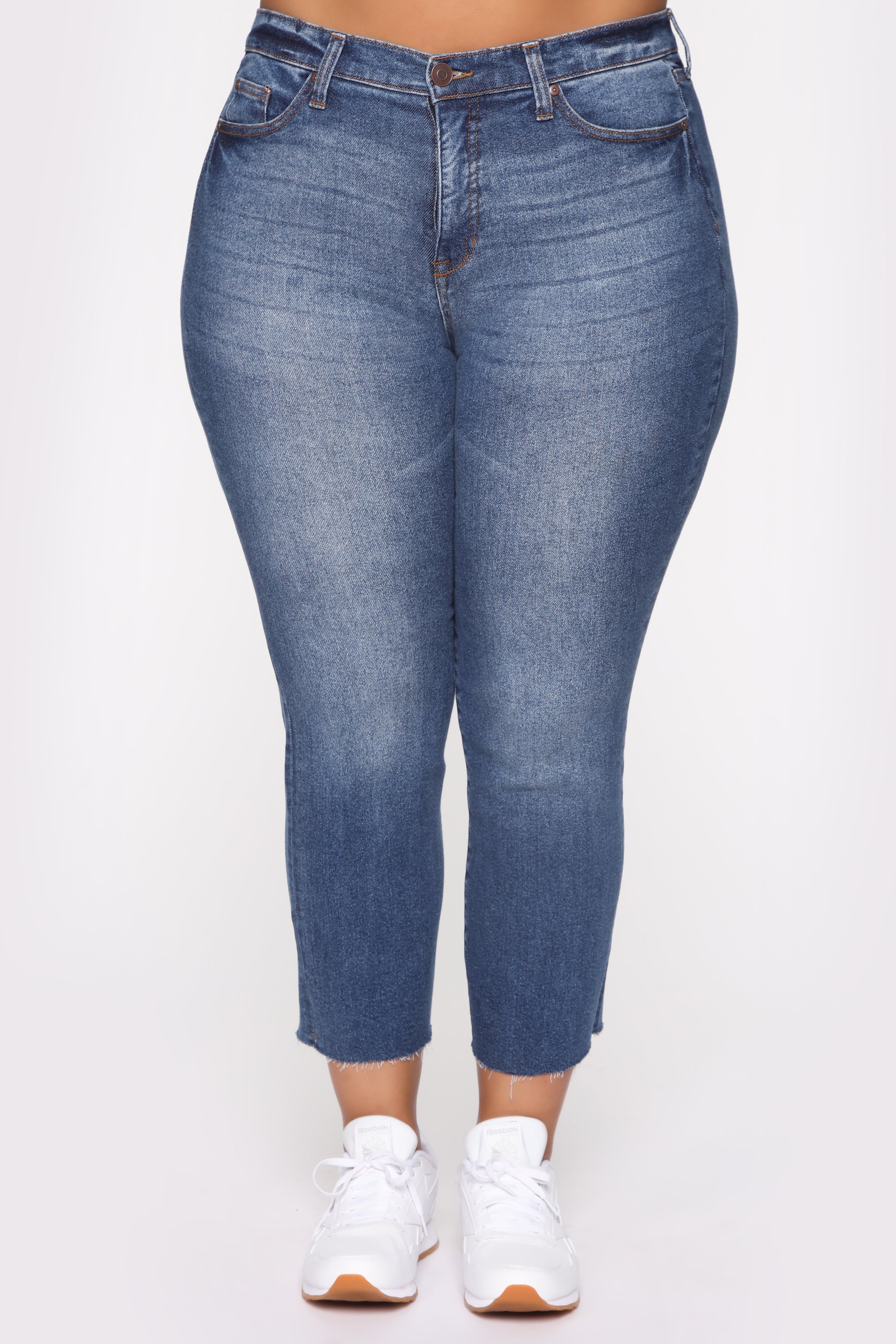 Burning Love High Rise Mom Jeans - Medium Blue Wash