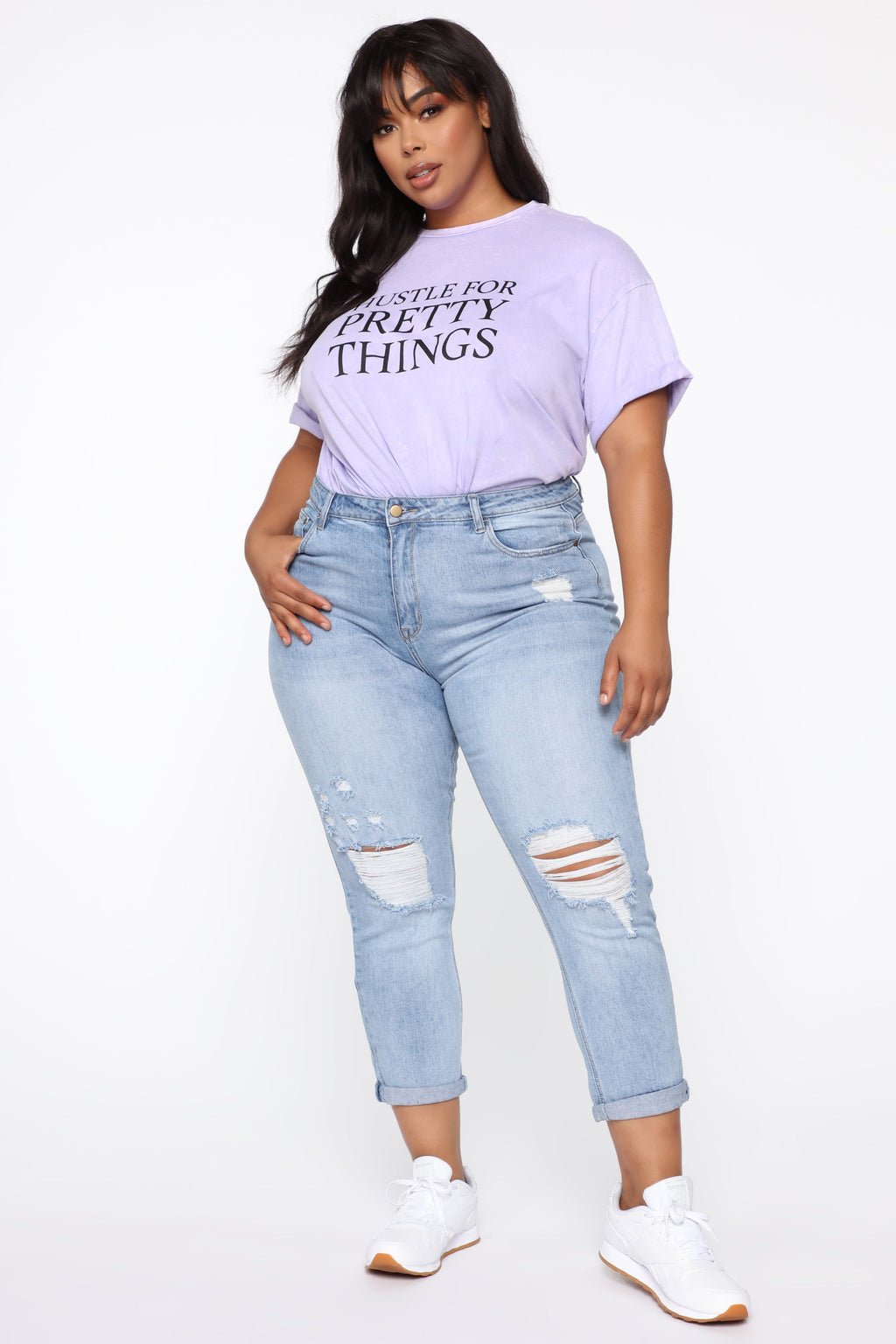 Keep Coming Back Boyfriend Jeans - Light Blue Wash