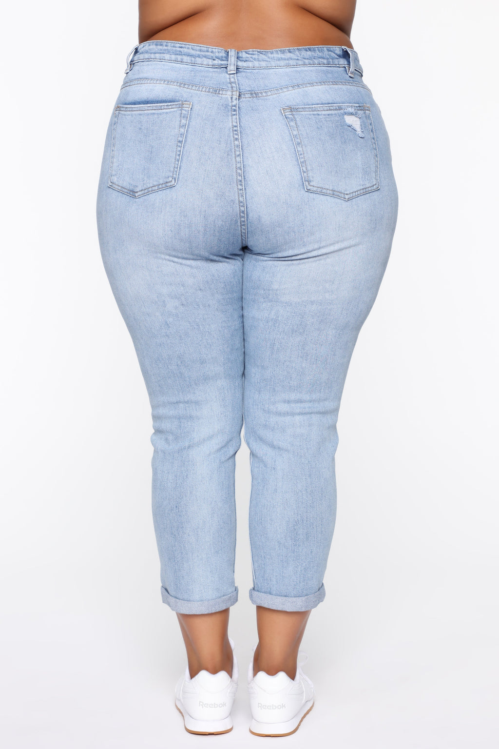 Keep Coming Back Boyfriend Jeans - Light Blue Wash