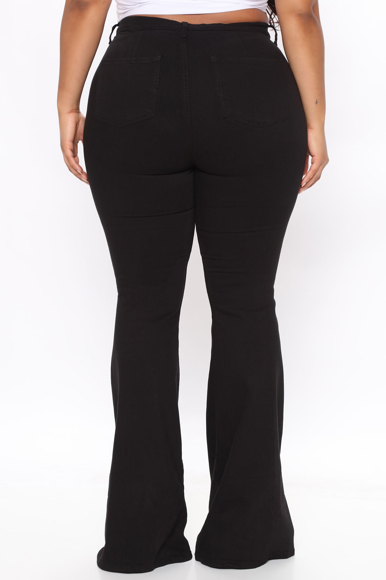 Tall Santorini Super Stretch Flare Jeans - Black