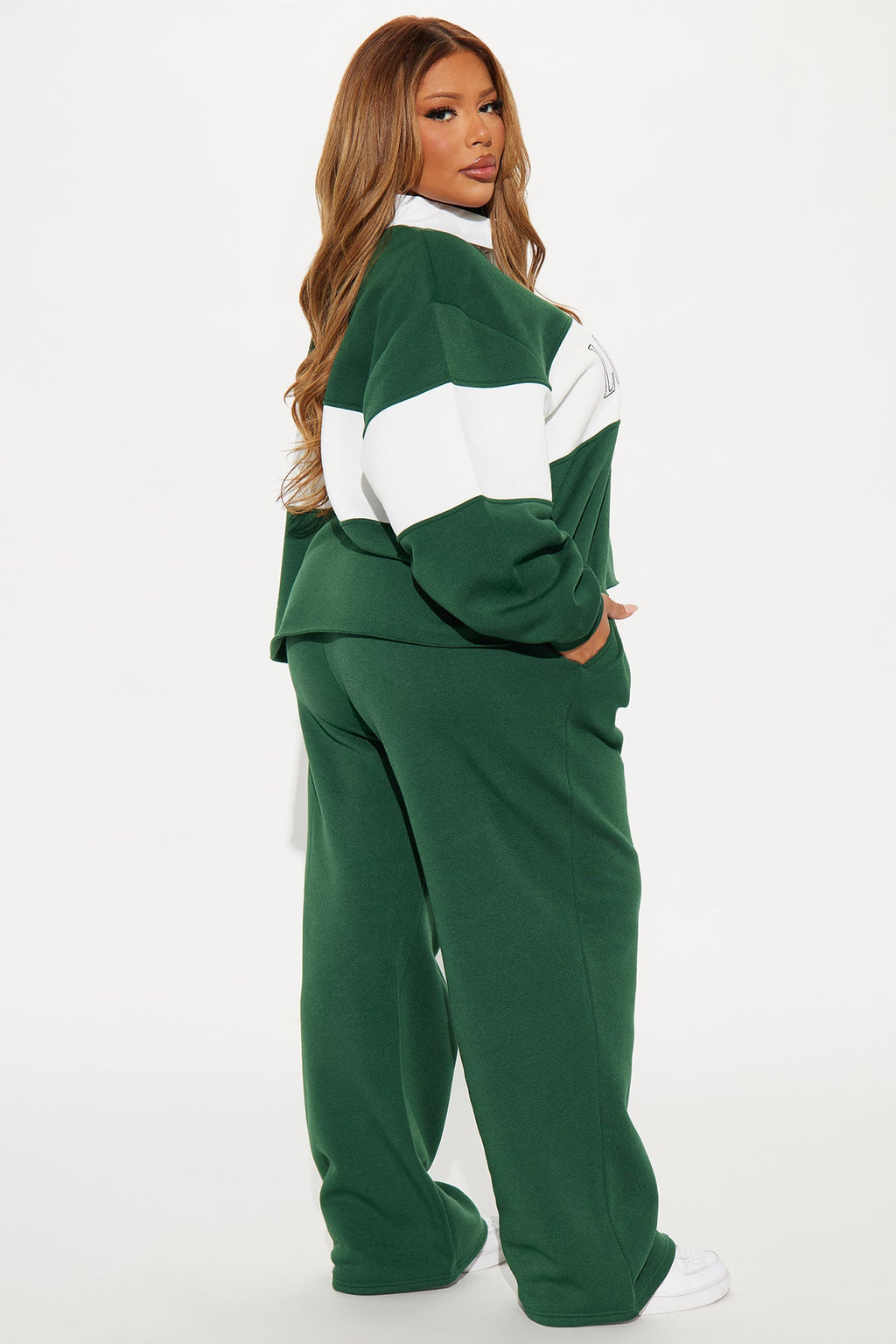 Living The LA Life Pant Set - Hunter