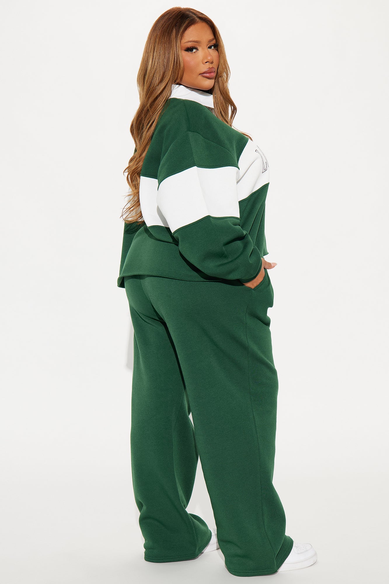 Living The LA Life Pant Set - Hunter