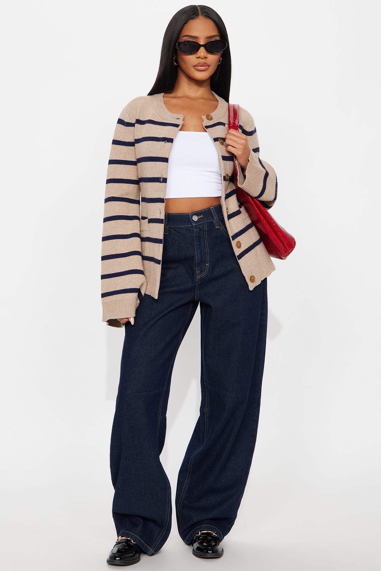 Dakota Straight Leg Jeans - Dark Denim