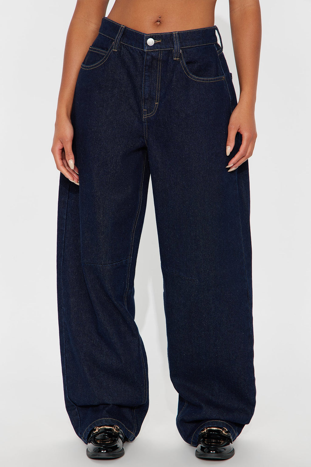 Dakota Straight Leg Jeans - Dark Denim