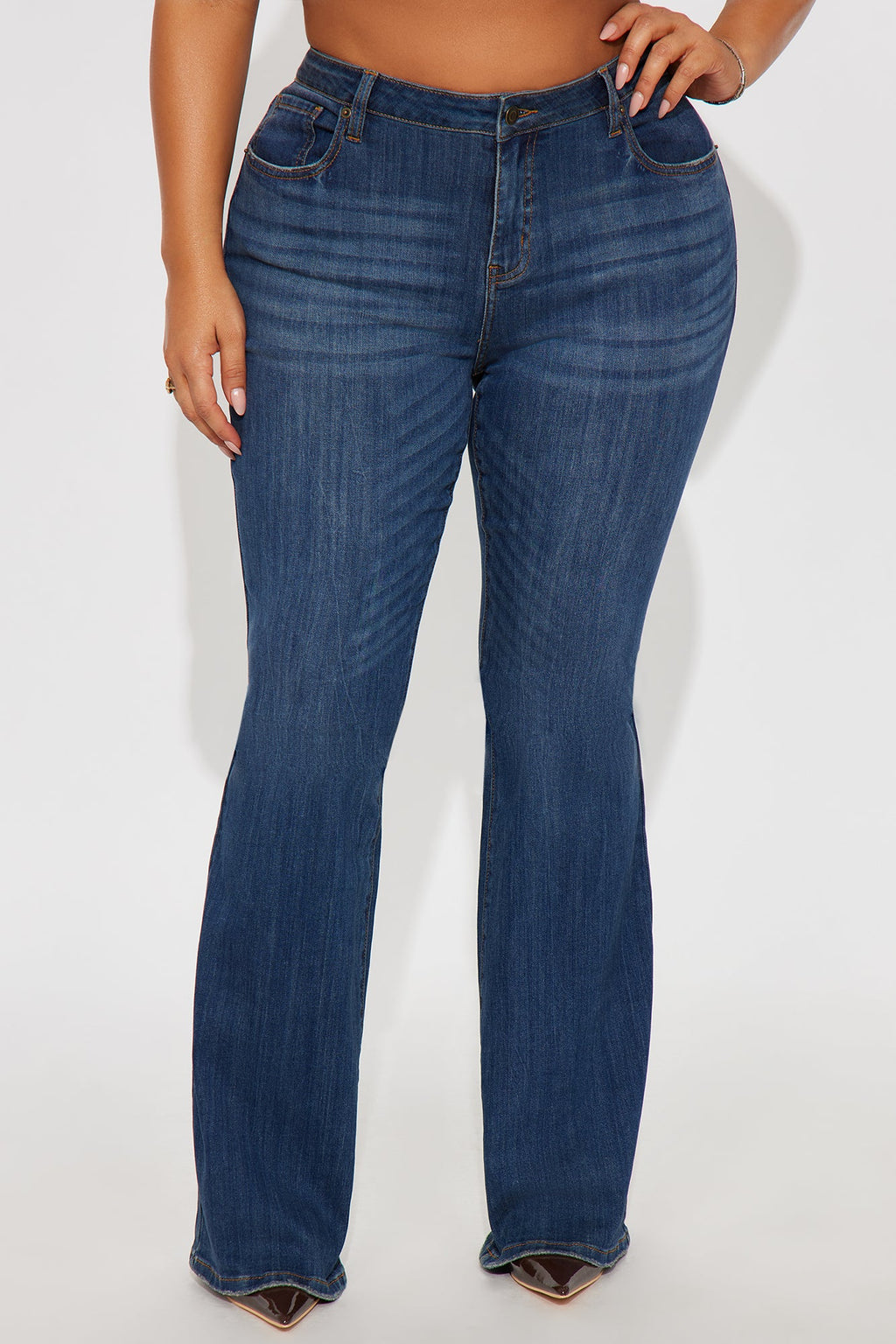 Tall Out Of My Way Low Rise Bootcut Jean - Dark Wash