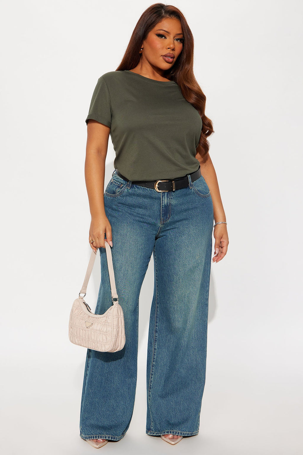 Westside Low Rise Wide Leg Jean - Vintage Wash