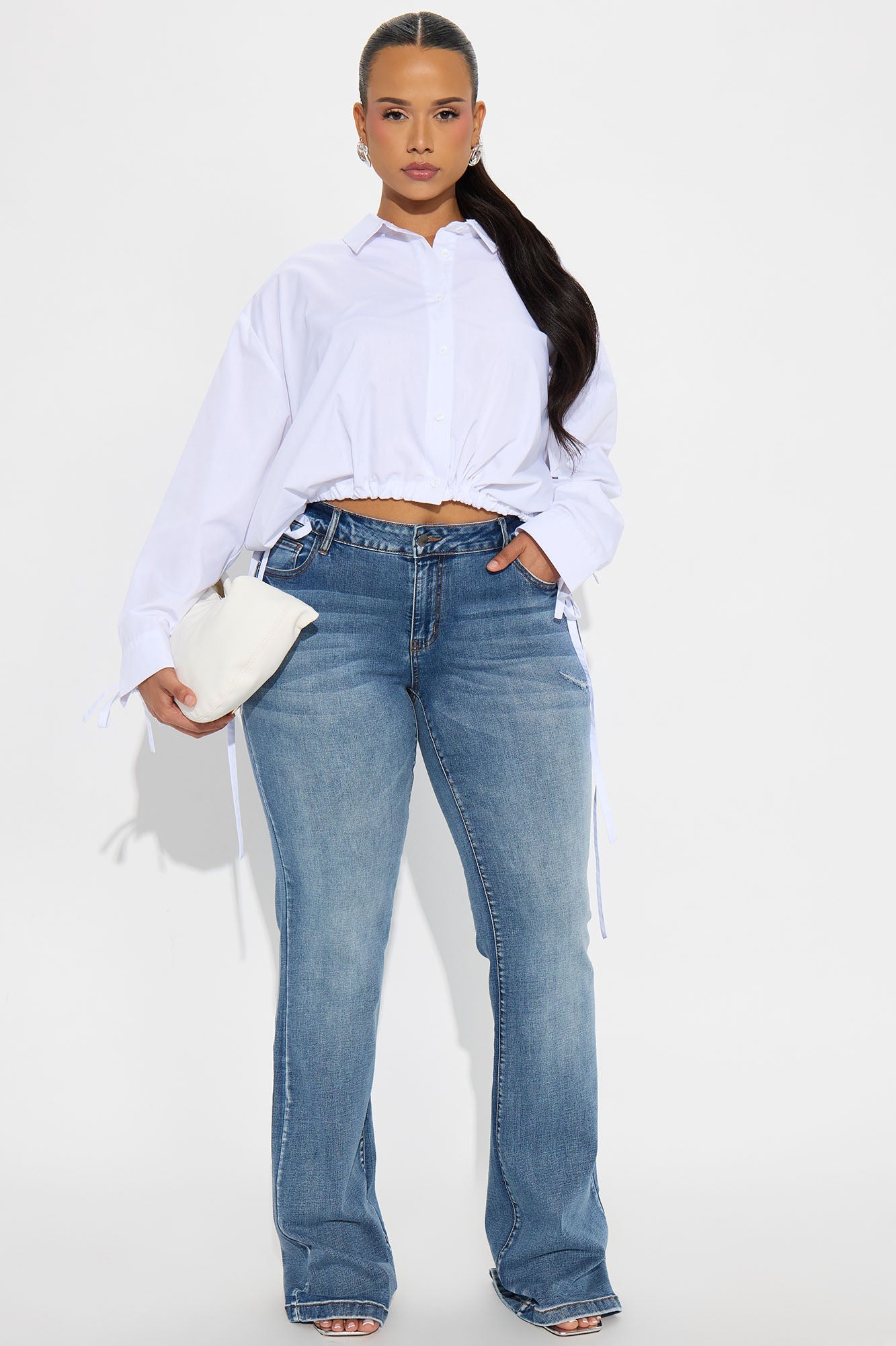 Tall Can't Compete Low Rise Stretch Bootcut Jean - Medium Wash