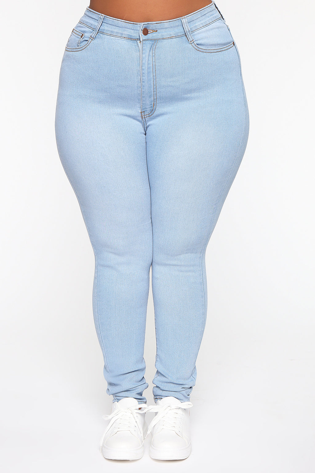 Marilyn High Waisted Skinny Jeans - Light Wash