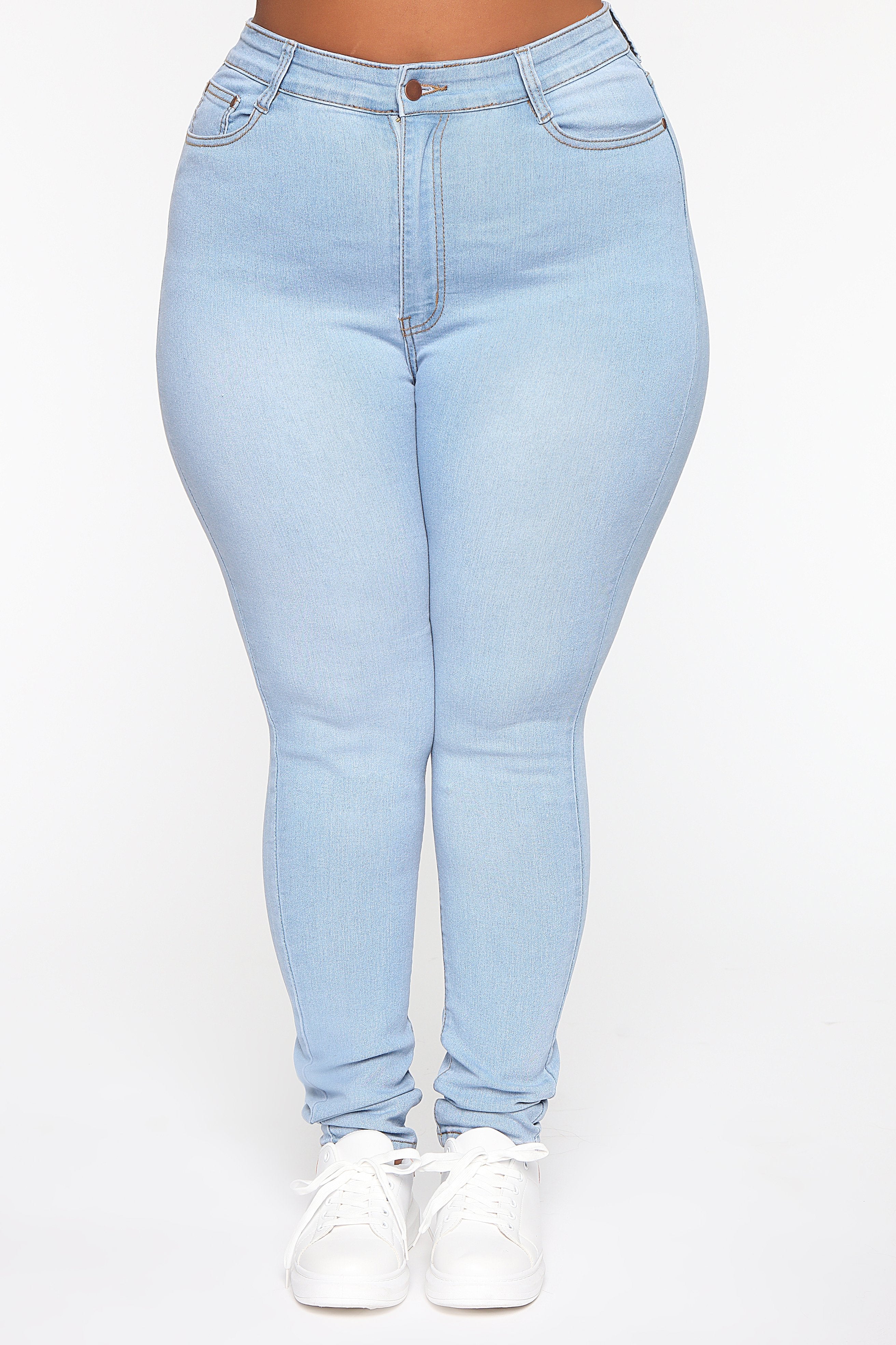 Marilyn High Waisted Skinny Jeans - Light Wash