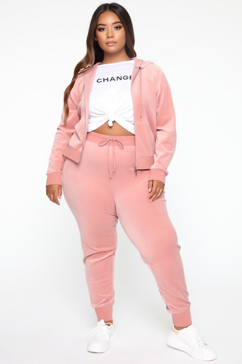 The Original Trendsetter Velour Set - Mauve