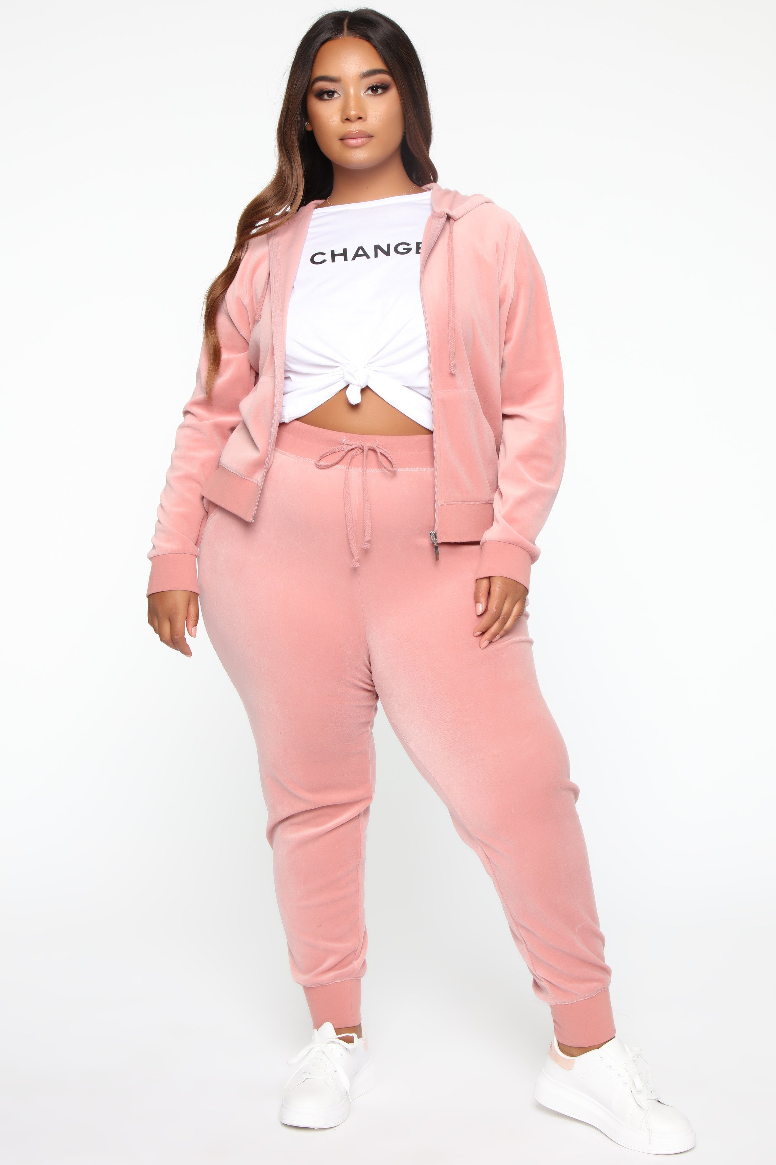 The Original Trendsetter Velour Set - Mauve