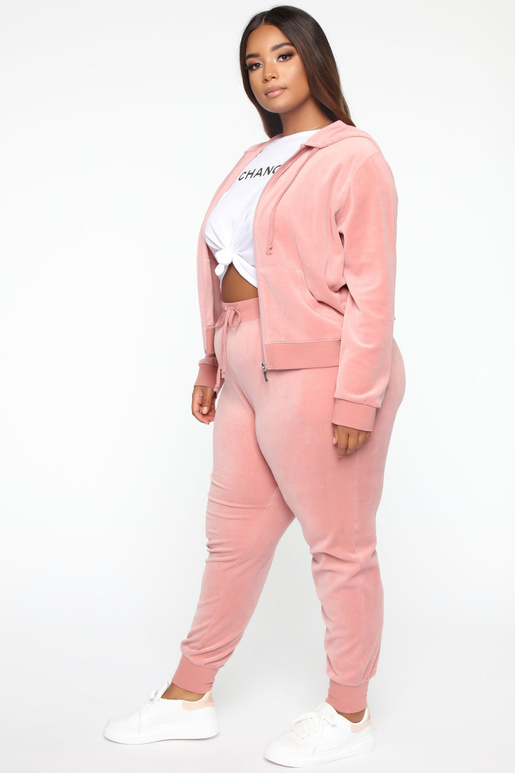 The Original Trendsetter Velour Set - Mauve