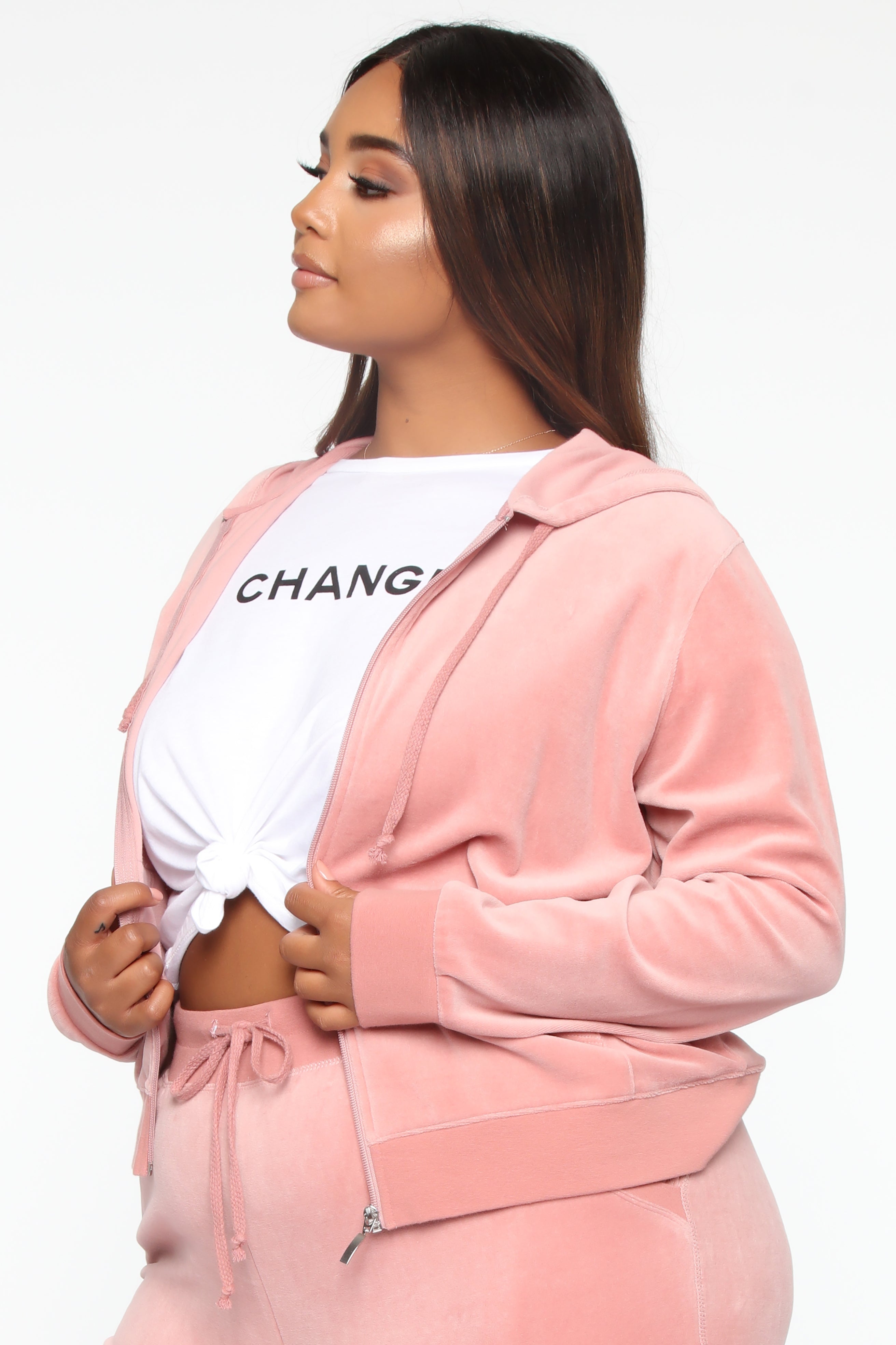 The Original Trendsetter Velour Set - Mauve