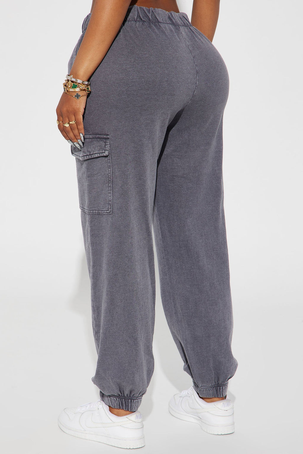 Fiona Fleece Jogger - Black