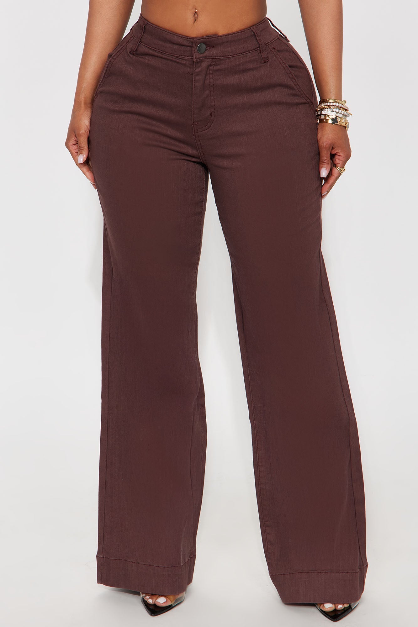 Margot Classic Color Trouser Jean - Brown