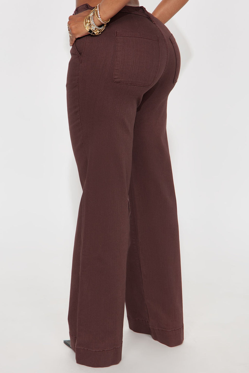Margot Classic Color Trouser Jean - Brown
