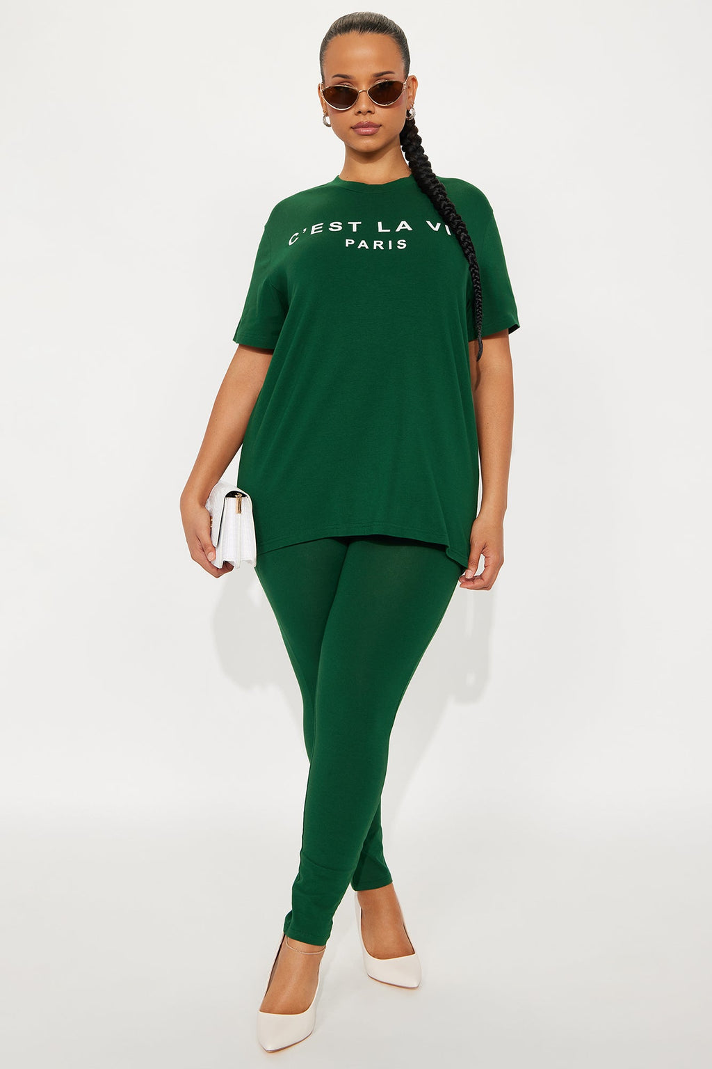 C'est La Vie Legging Set - Hunter