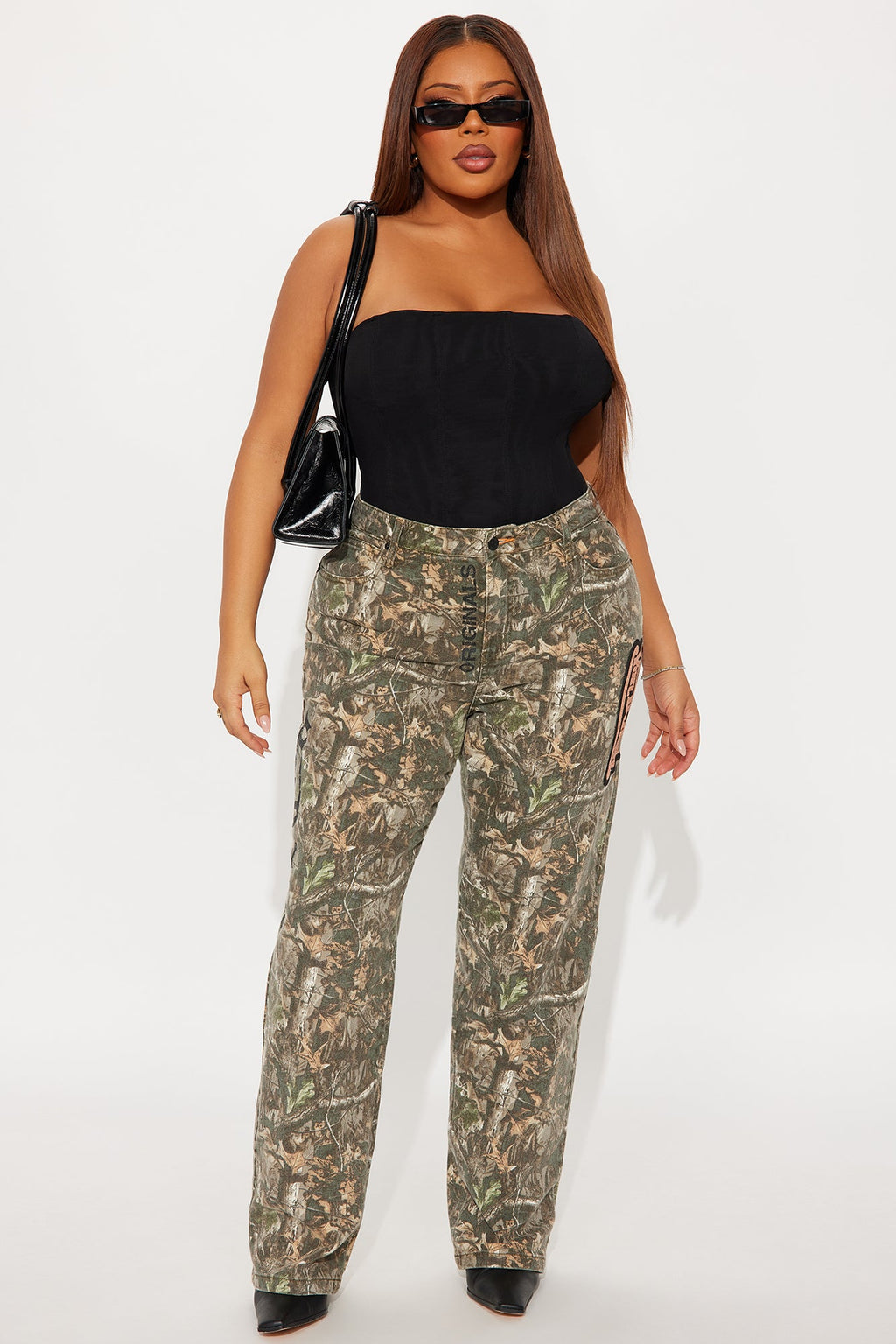 Von Dutch Camo Straight Leg Jeans - Camouflage