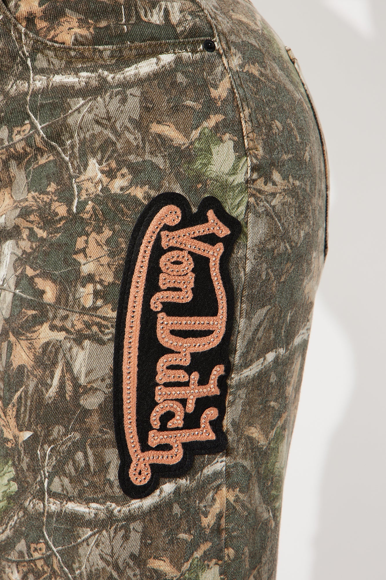 Von Dutch Camo Straight Leg Jeans - Camouflage