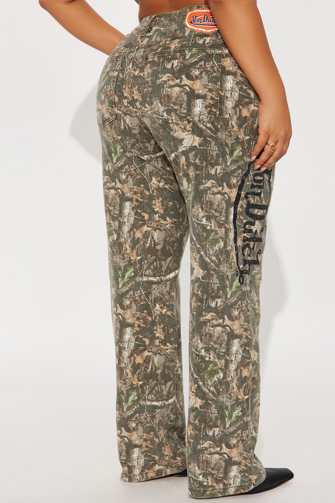 Von Dutch Camo Straight Leg Jeans - Camouflage