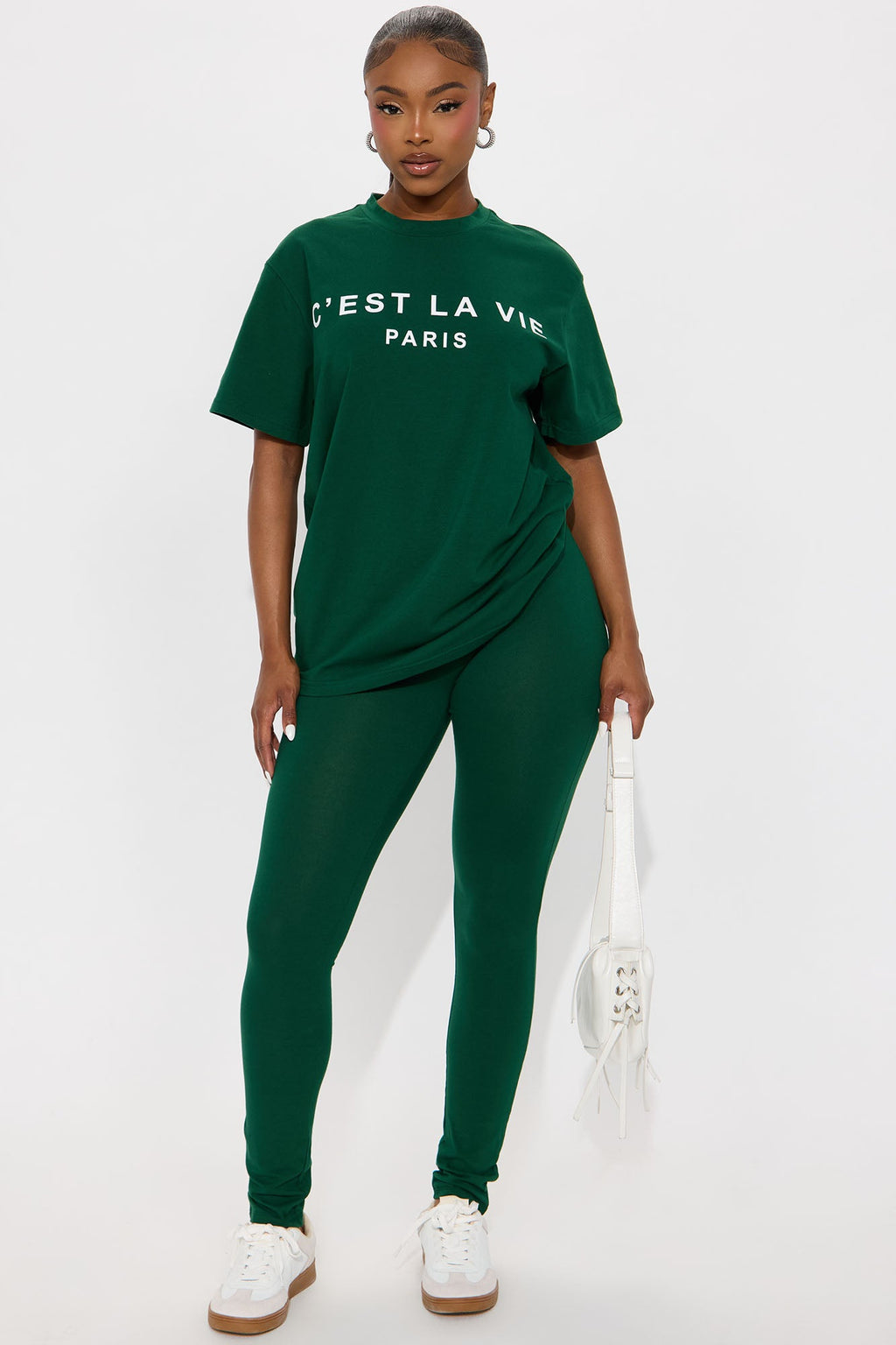 C'est La Vie Legging Set - Hunter