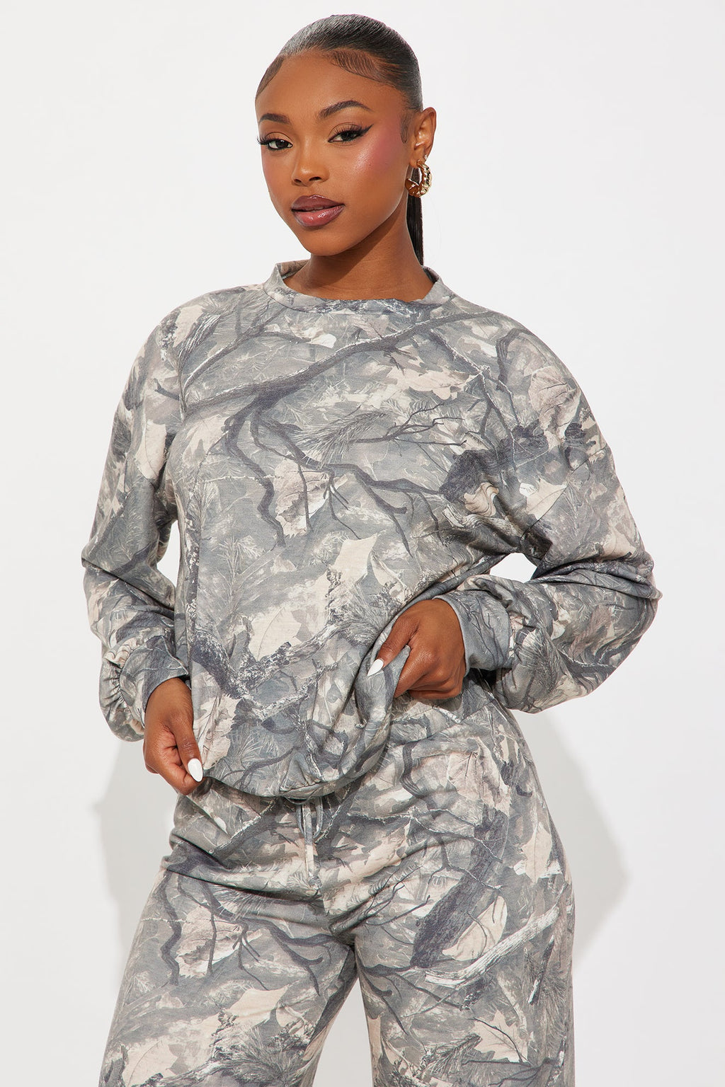 No Trace Camo Pant Set - Olive/combo