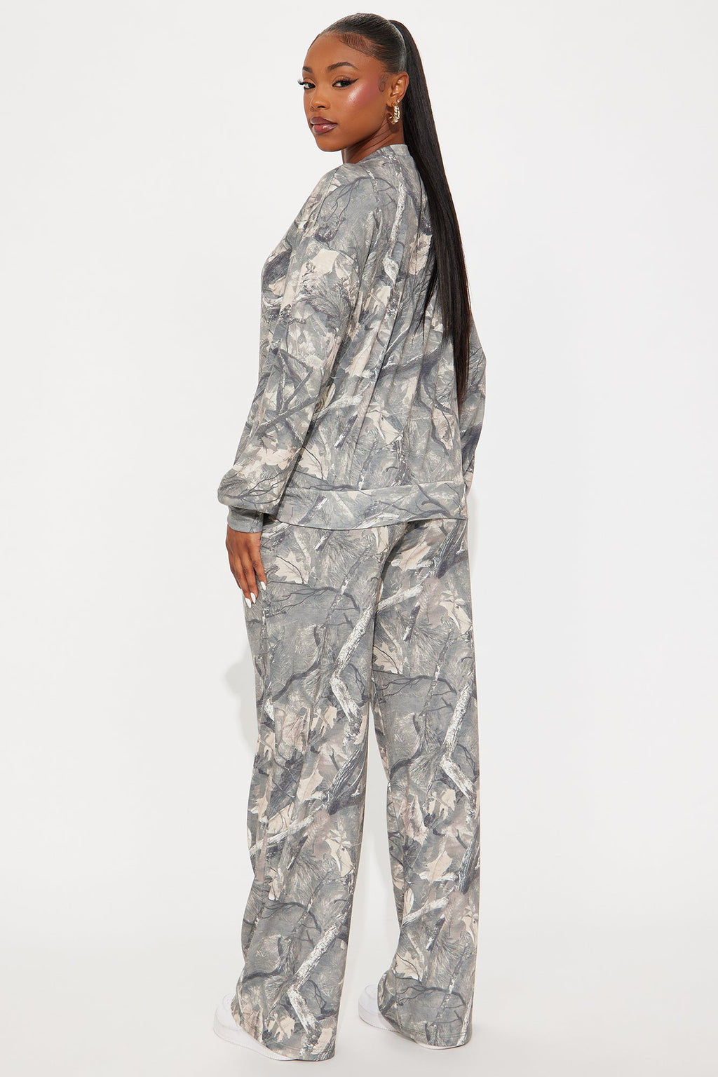 No Trace Camo Pant Set - Olive/combo