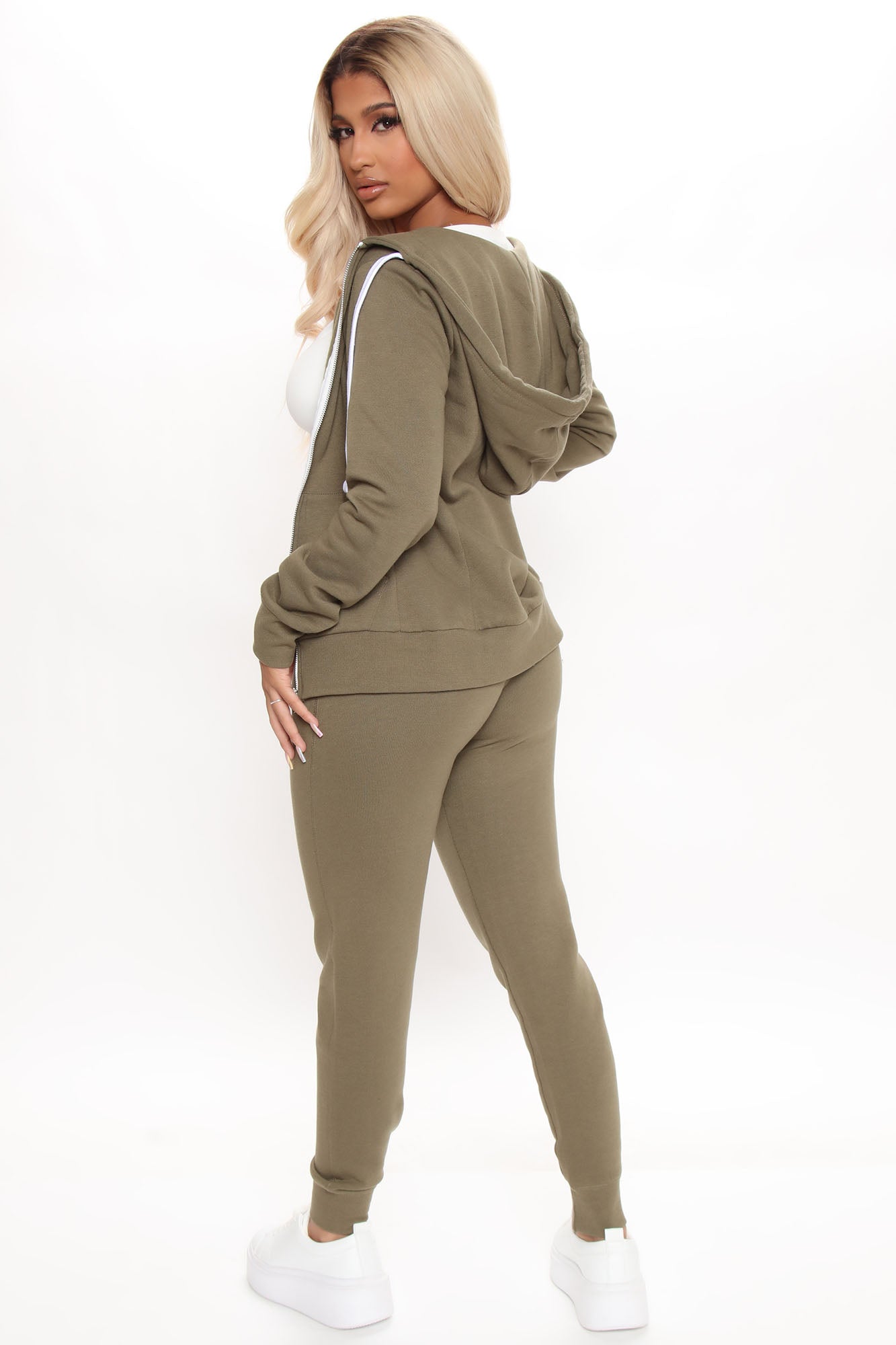 Relaxed Vibe Joggers - Olive
