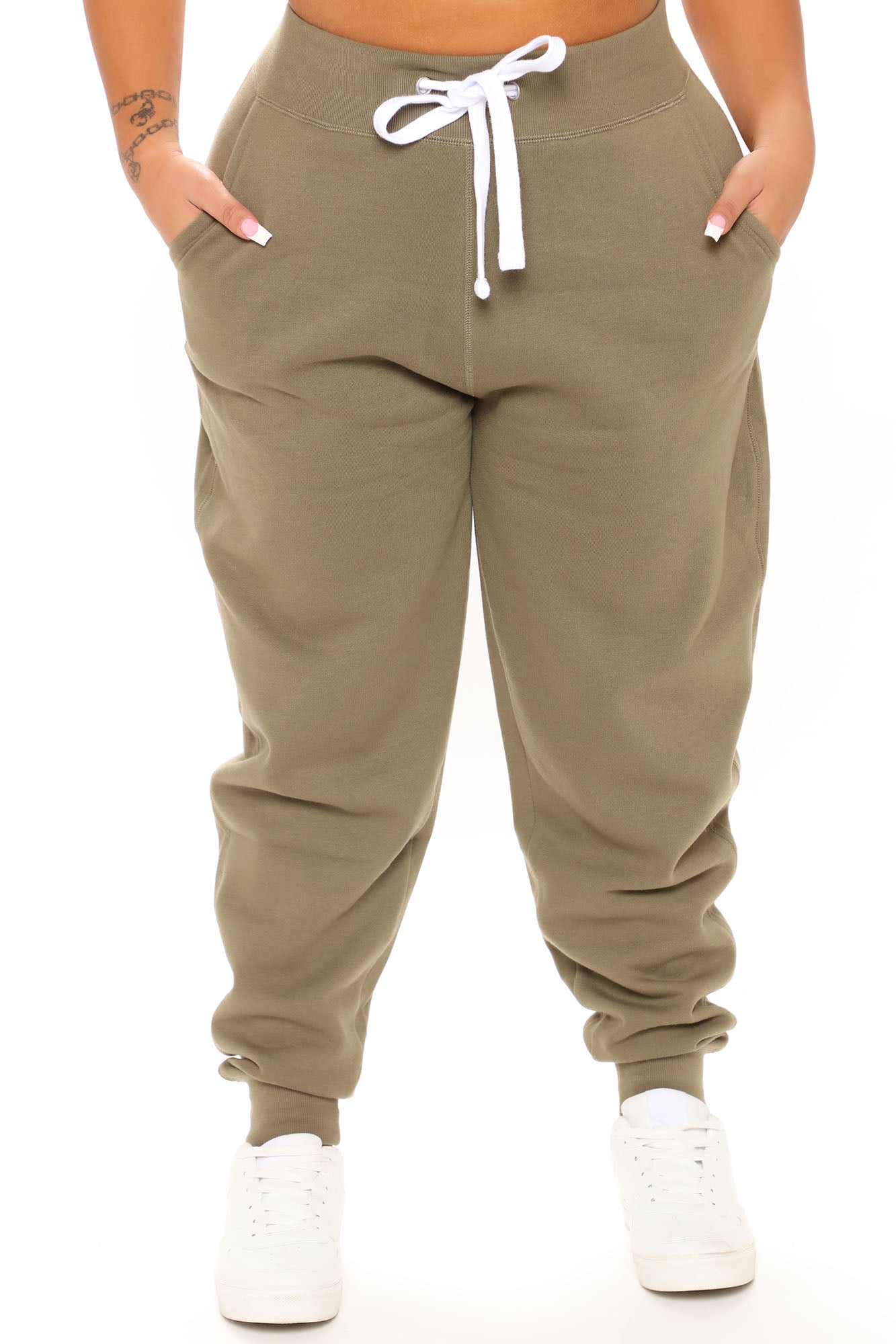 Relaxed Vibe Joggers - Olive