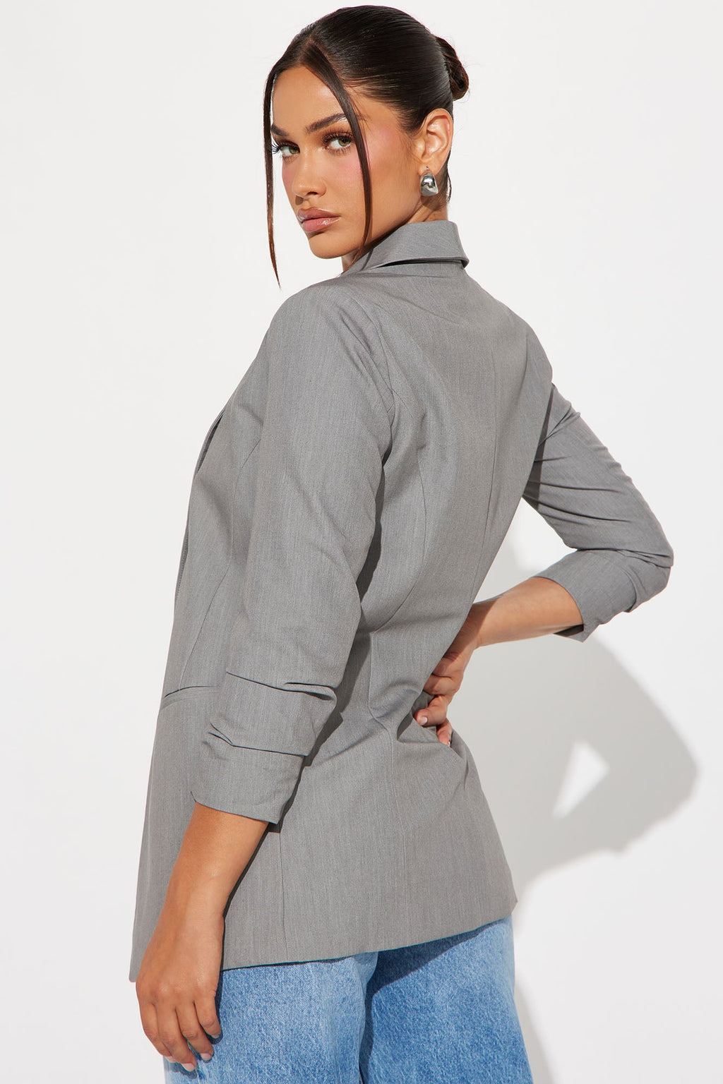 The Ashley Blazer - Grey