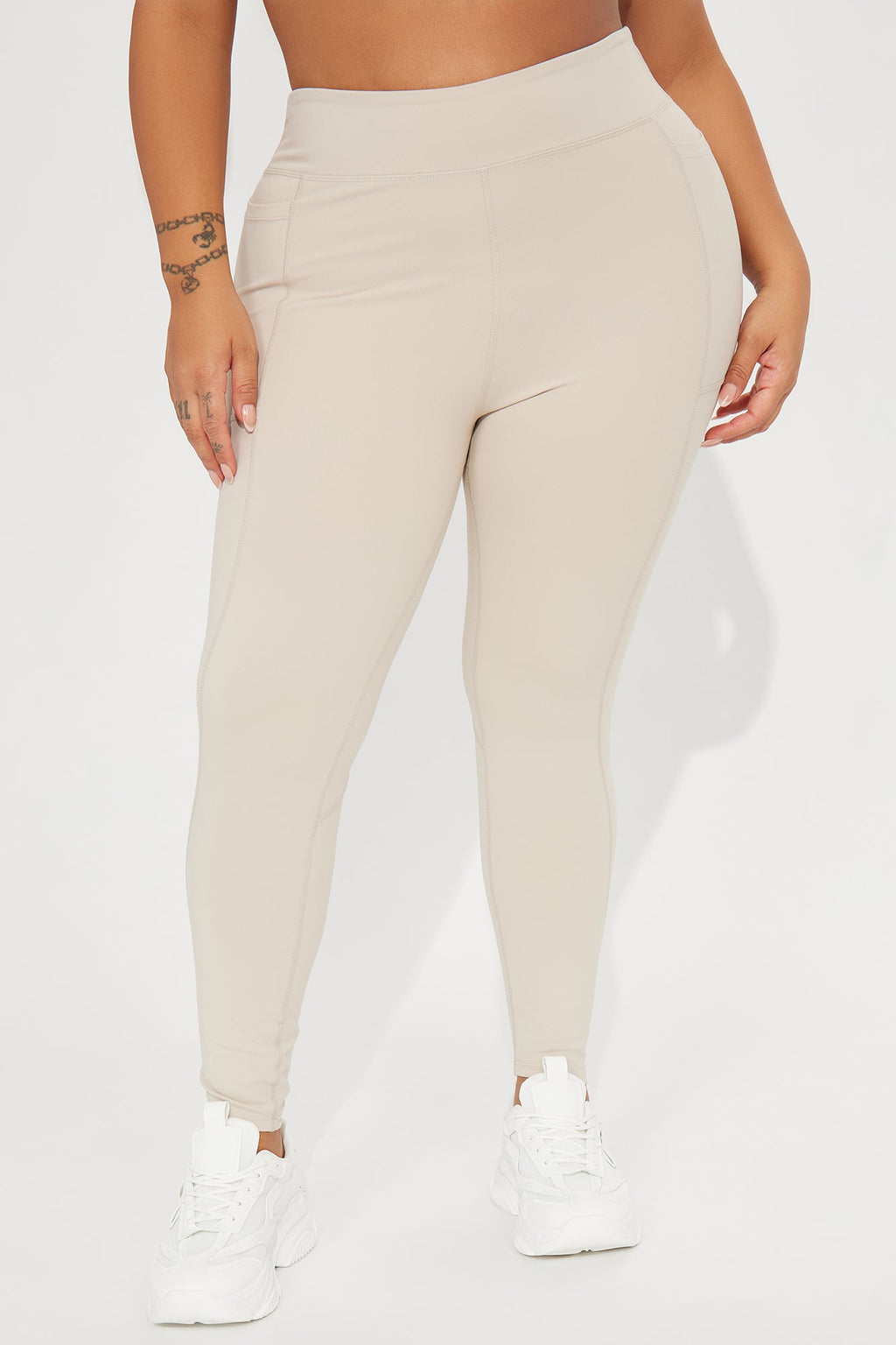 Hill Hiker Super Soft Active Legging - Taupe