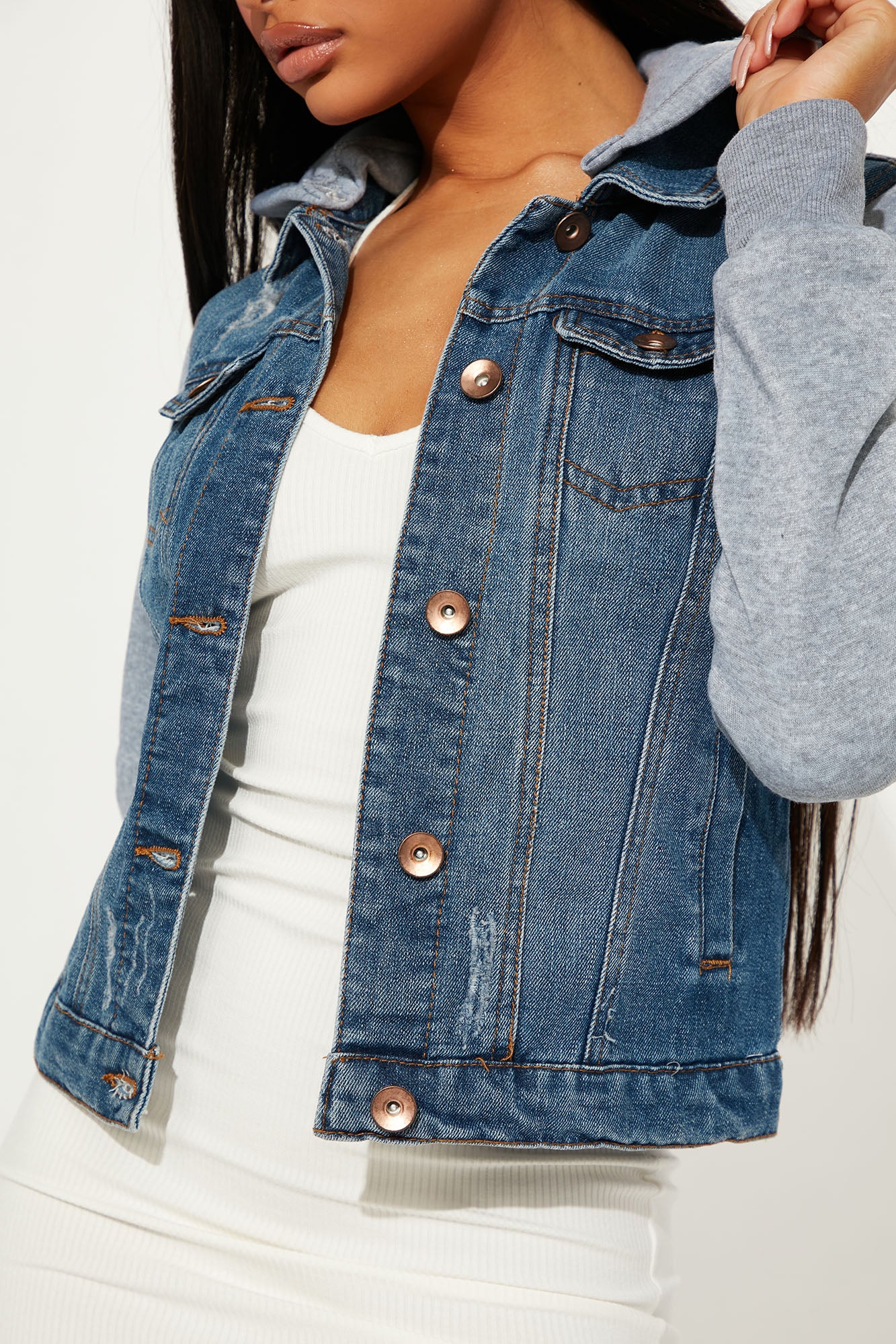 His Name Was Tustin Denim Jacket - Medium Wash