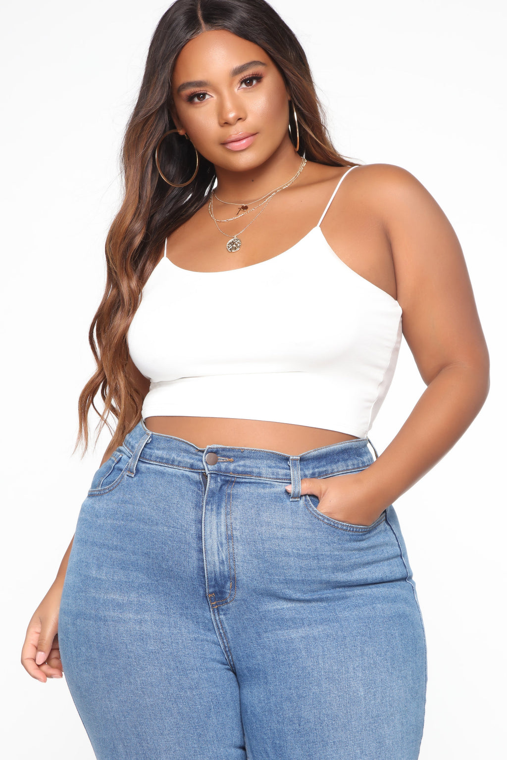 KiKi Cropped Top - Ivory